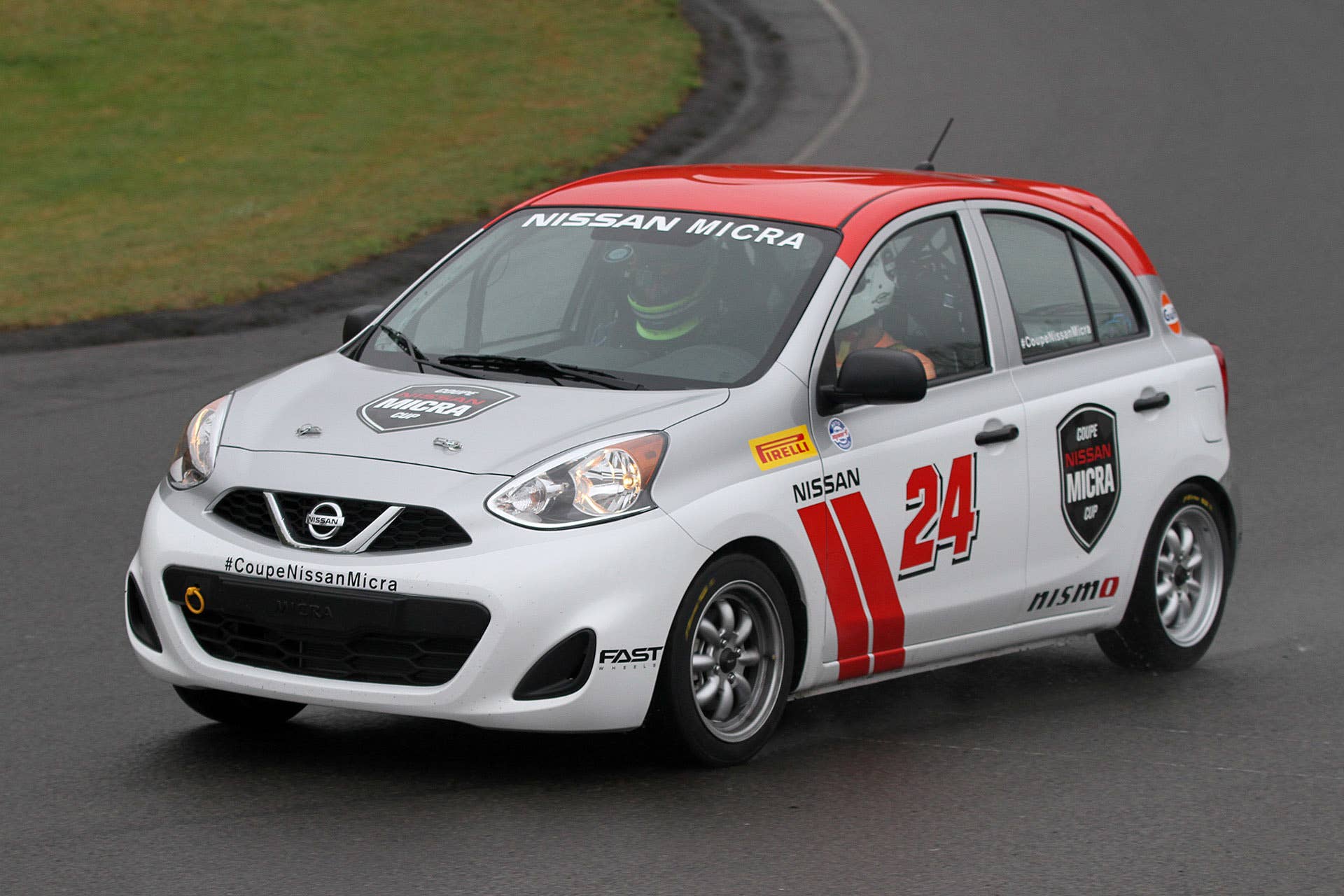 2015 Nissan Micra Cup on track