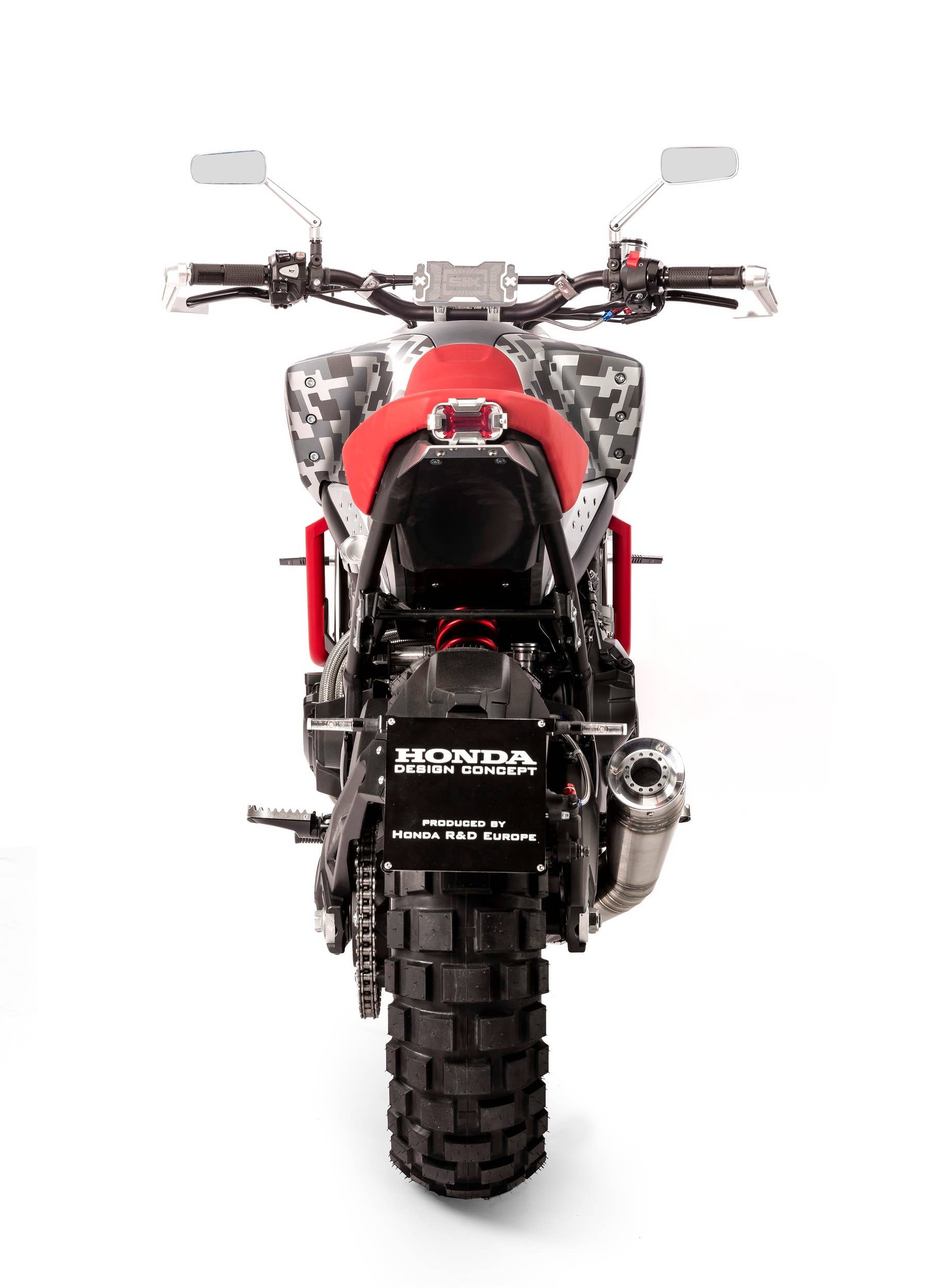 honda cbsix50 concept rear