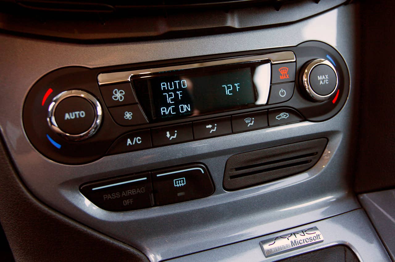 2012 Ford Focus climate controls