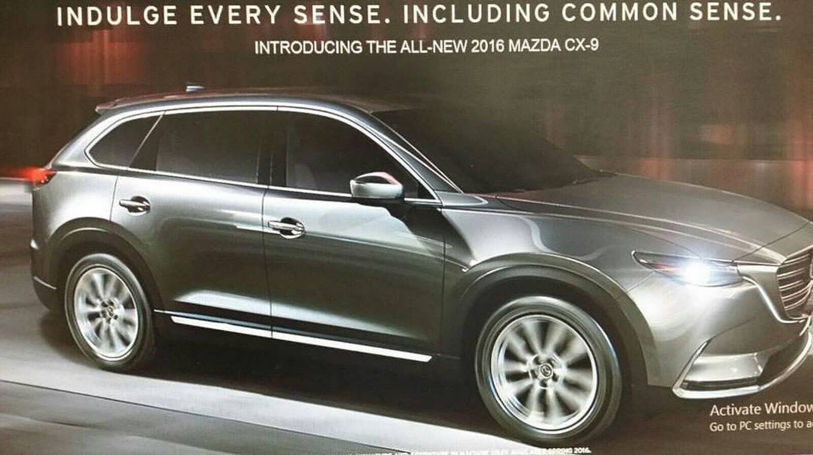 mazda cx-9 image leak