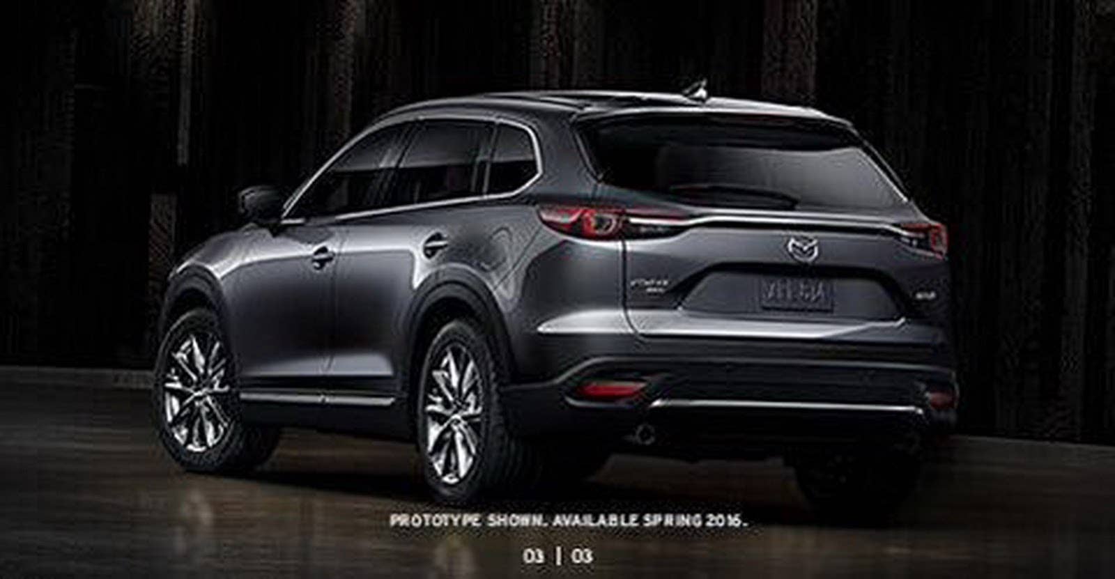 mazda cx-9 rear image leak