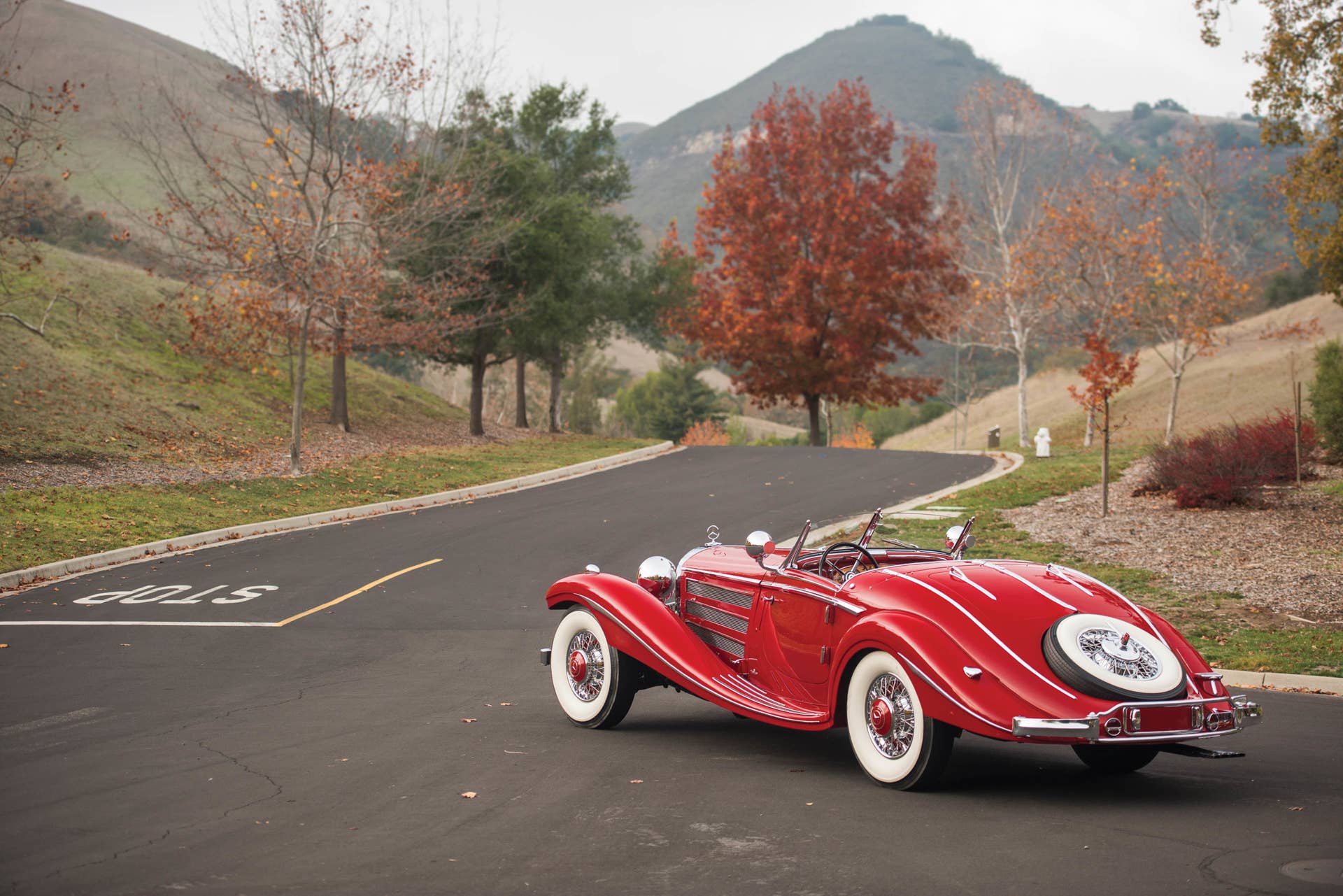 1937 Mercedes-Benz 540K Special Roadster rear 3/4