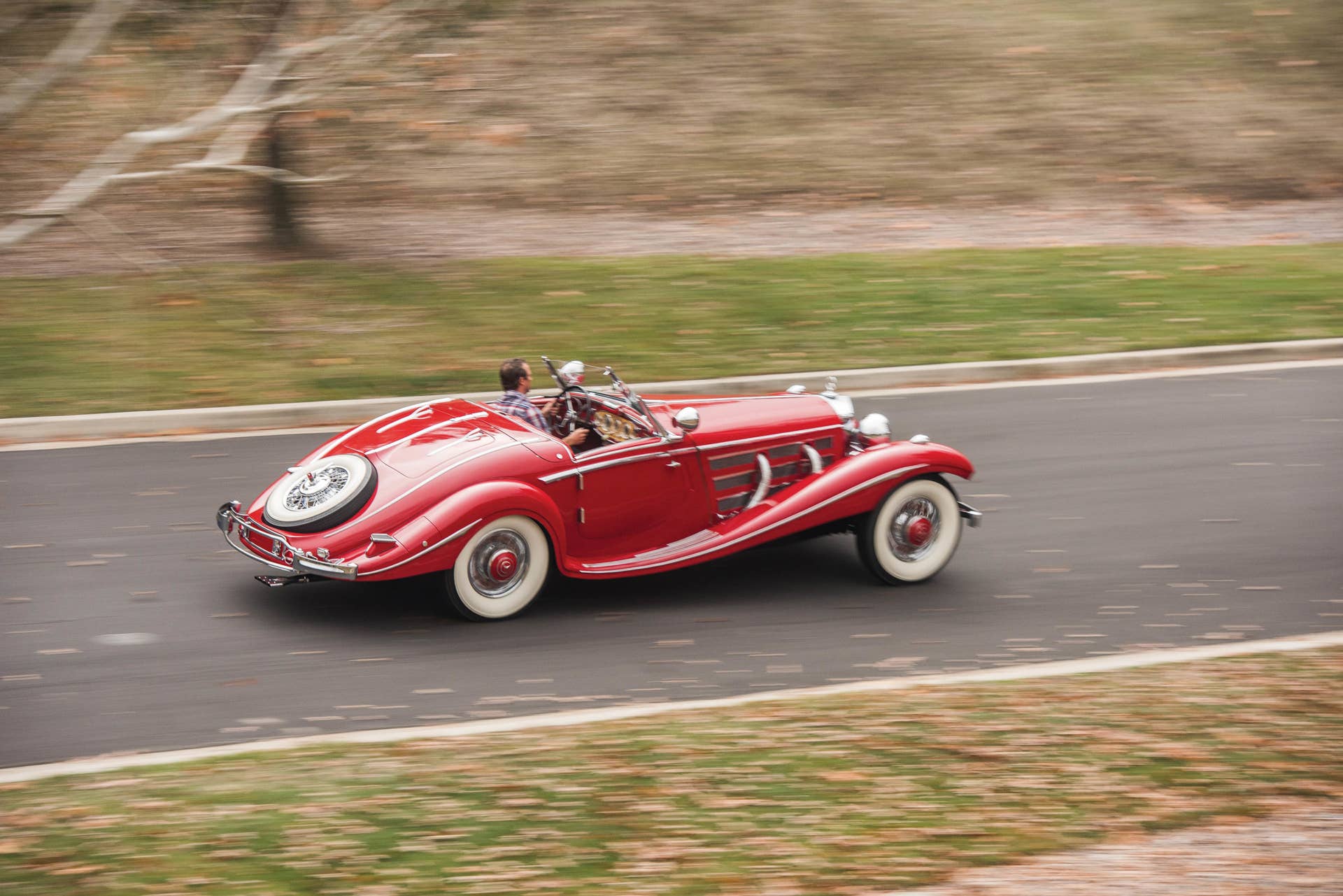 1937 Mercedes-Benz 540K Special Roadster motion