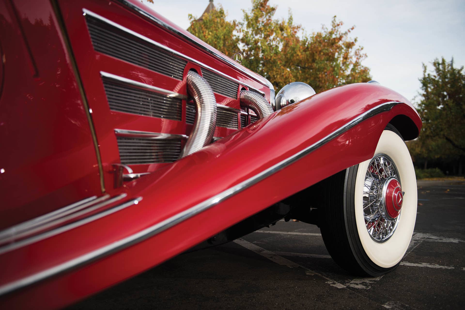 1937 Mercedes-Benz 540K Special Roadster fender