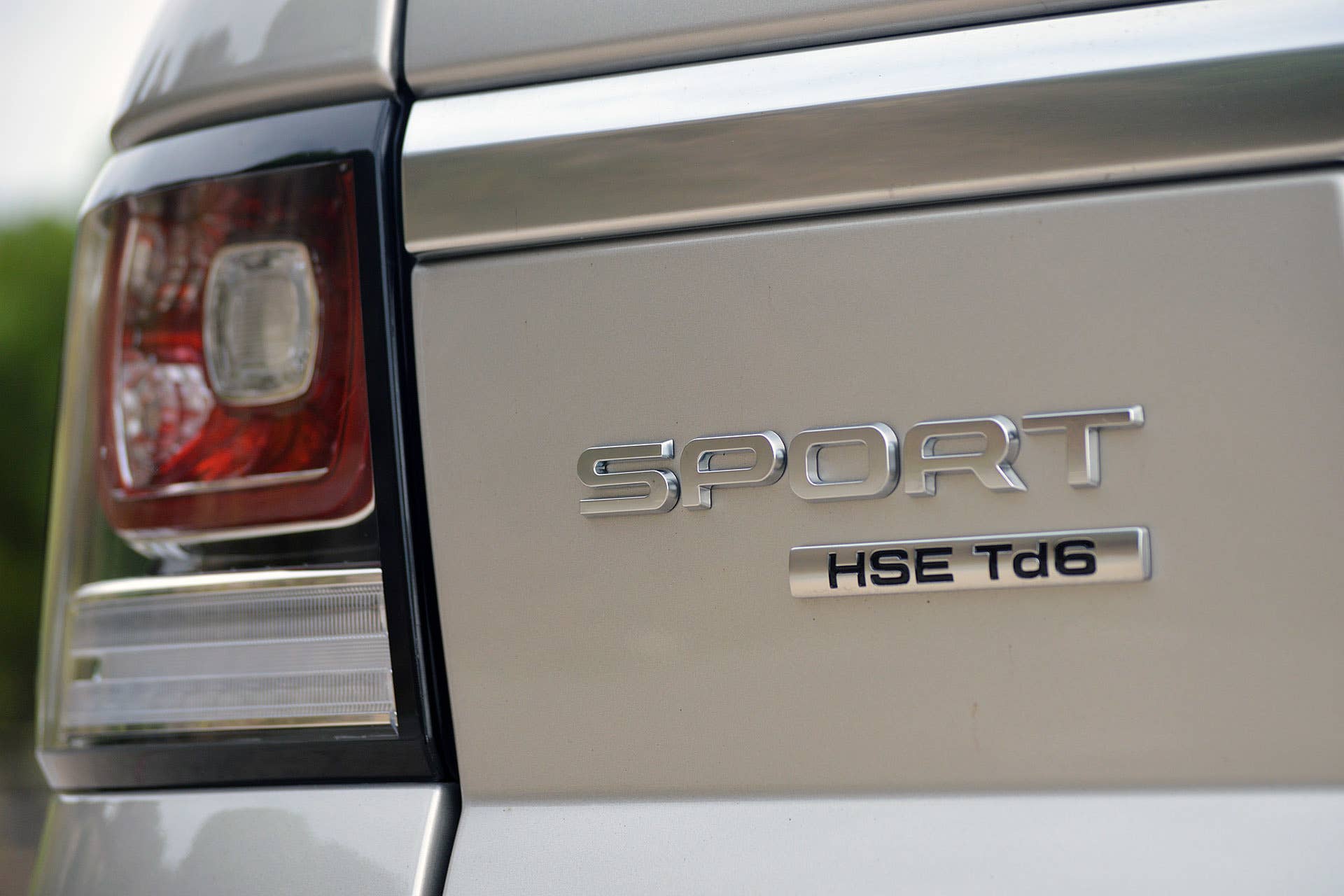 2016 Land Rover Range Rover Sport Td6 badge