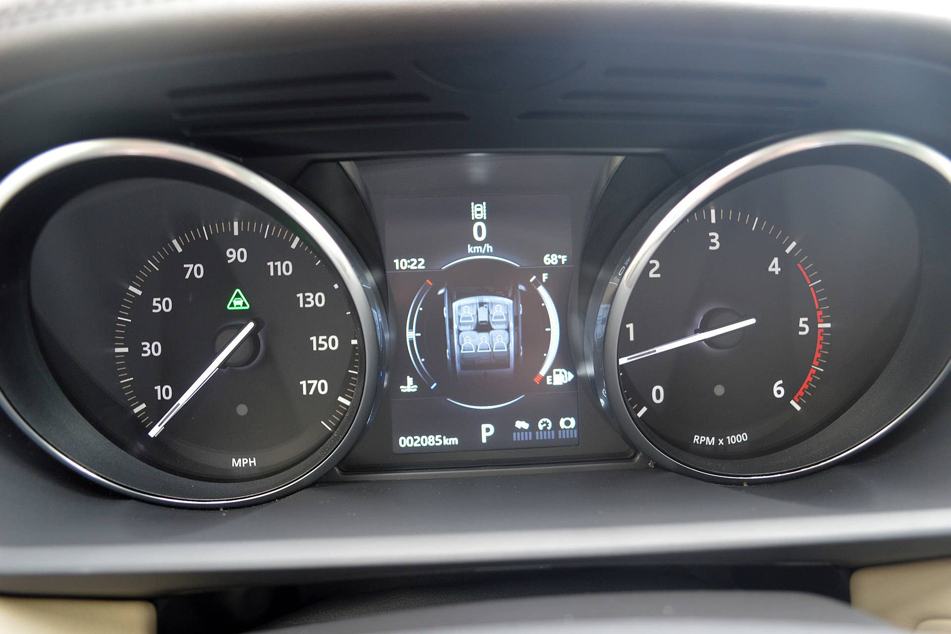 2016 Land Rover Range Rover Sport Td6 gauges