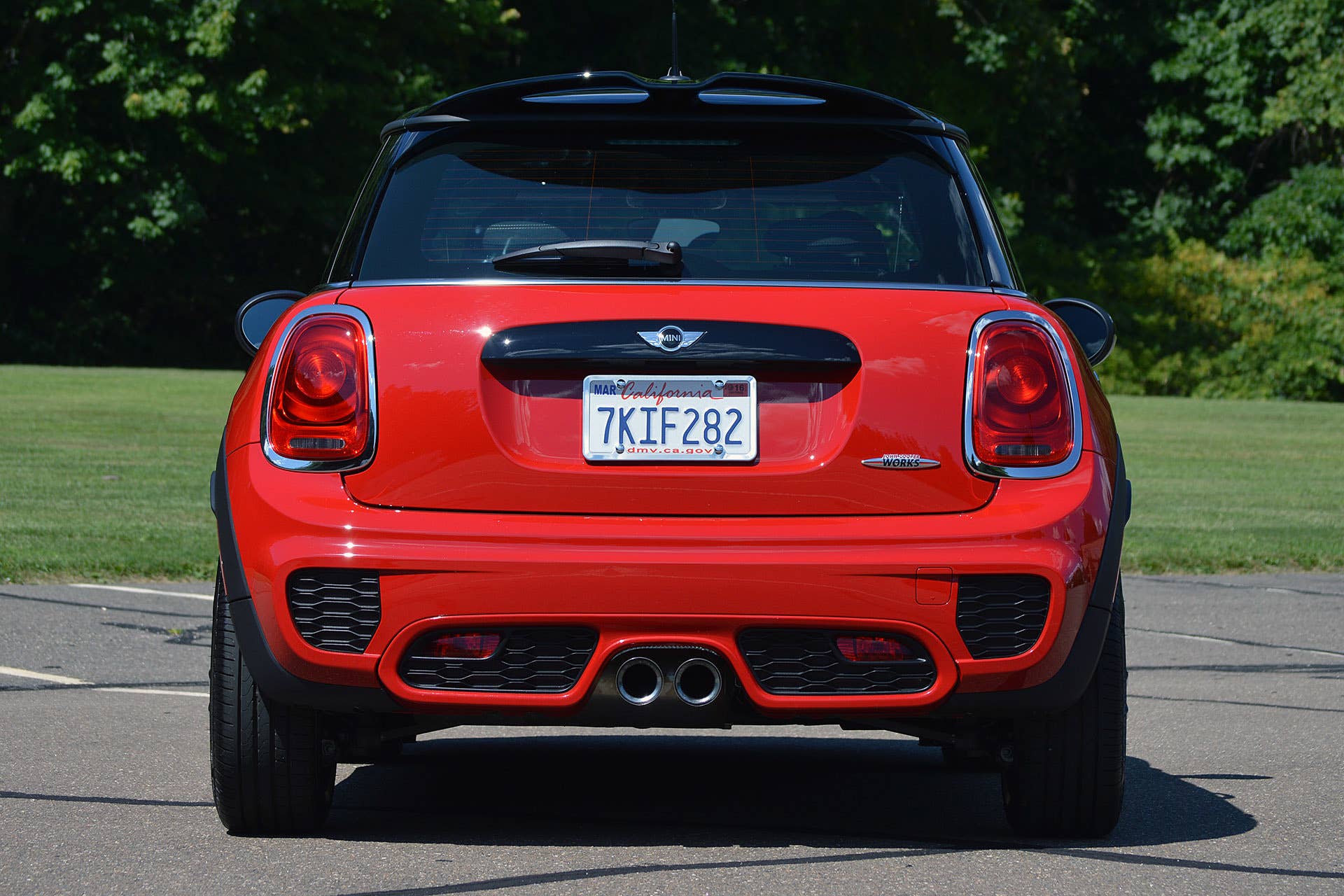 2015 Mini John Cooper Works Hardtop rear view