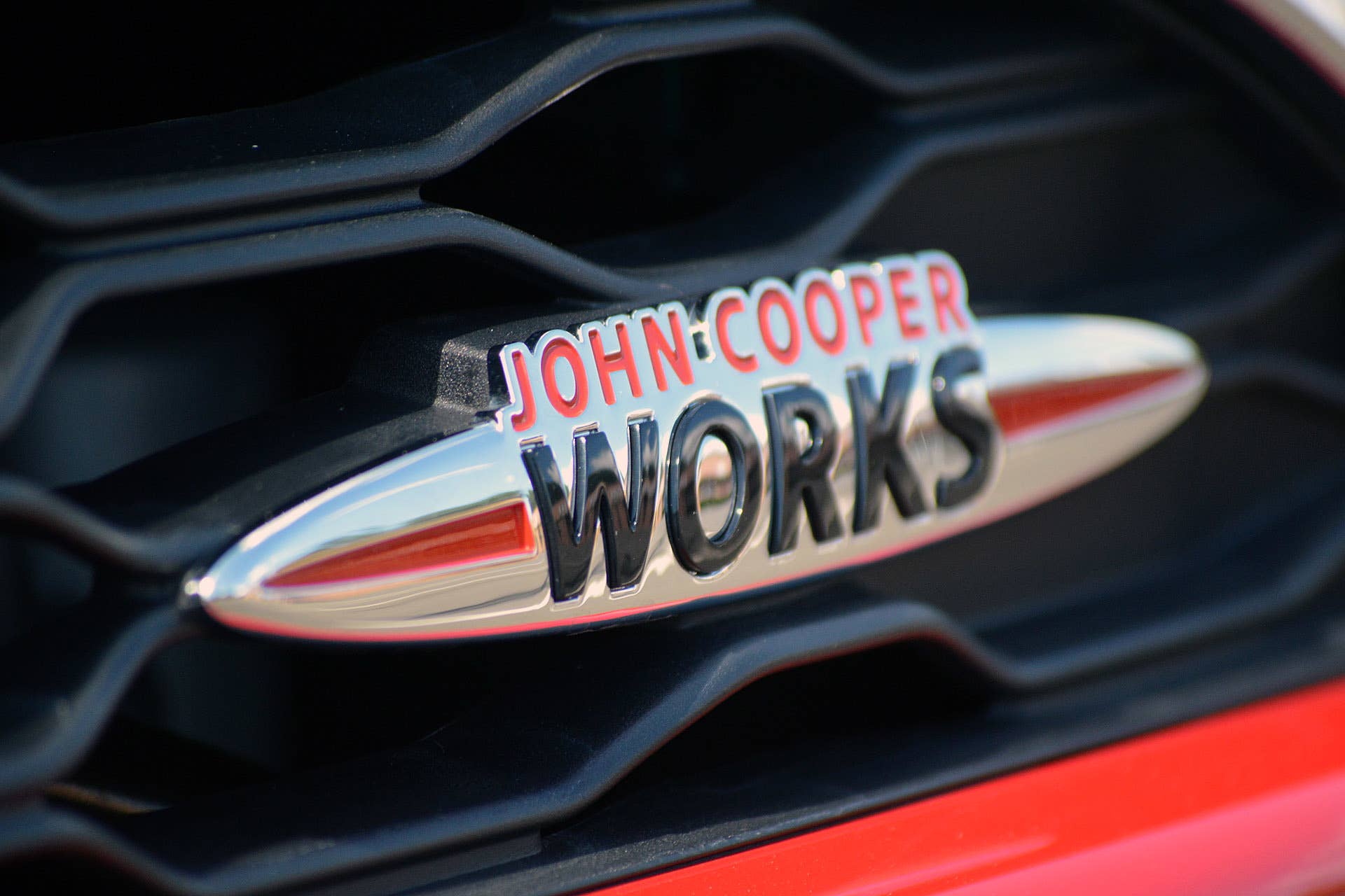 2015 Mini John Cooper Works Hardtop badge