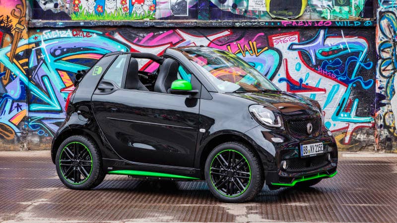 2018 Smart ForTwo Electric Drive cabriolet (European spec)