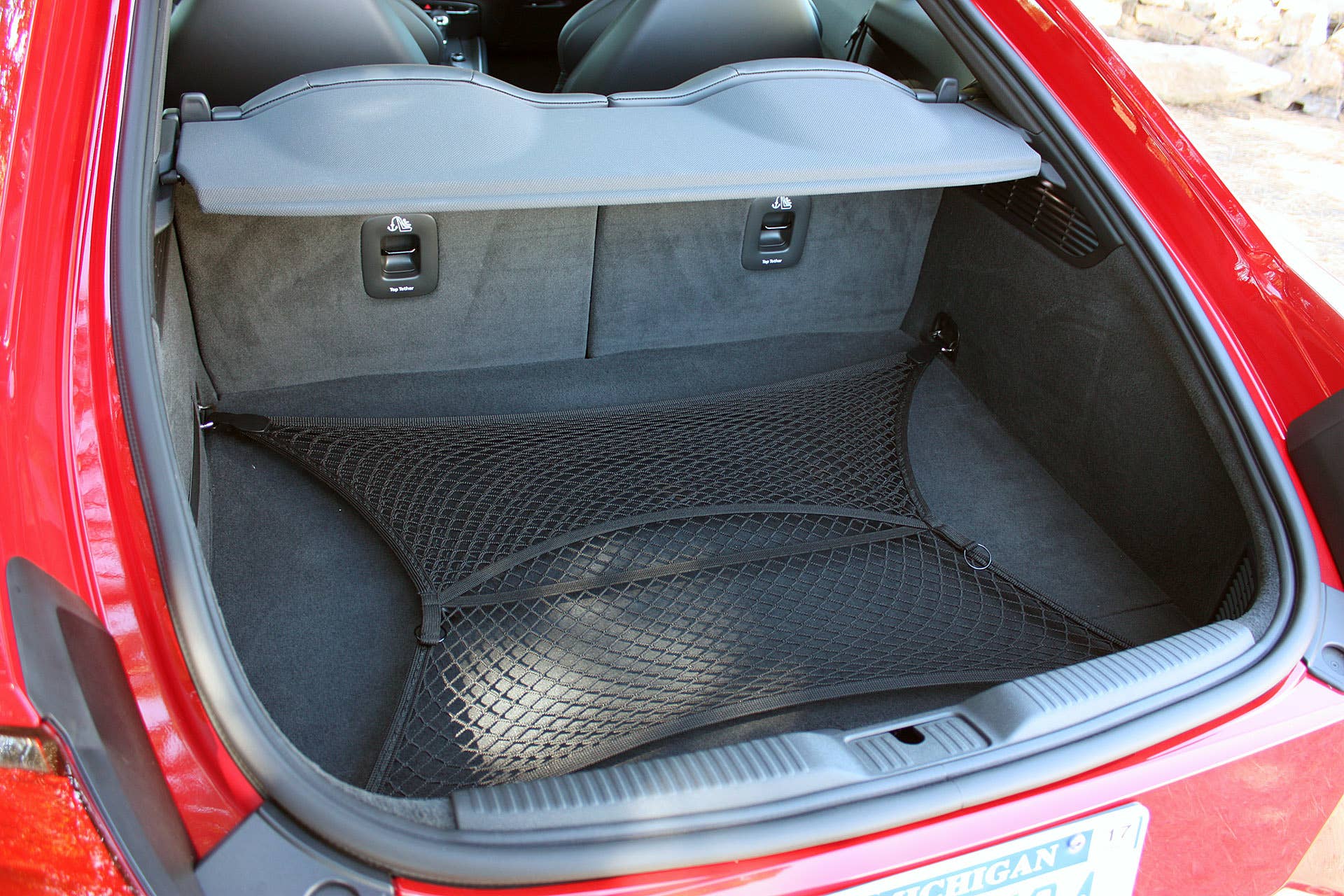 2016 Audi TT rear cargo area