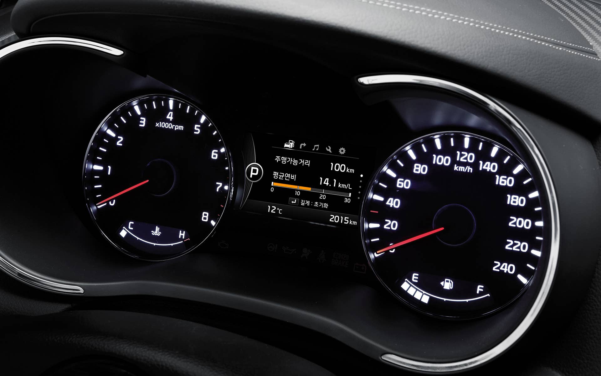 2017 Kia K3 Forte instruments
