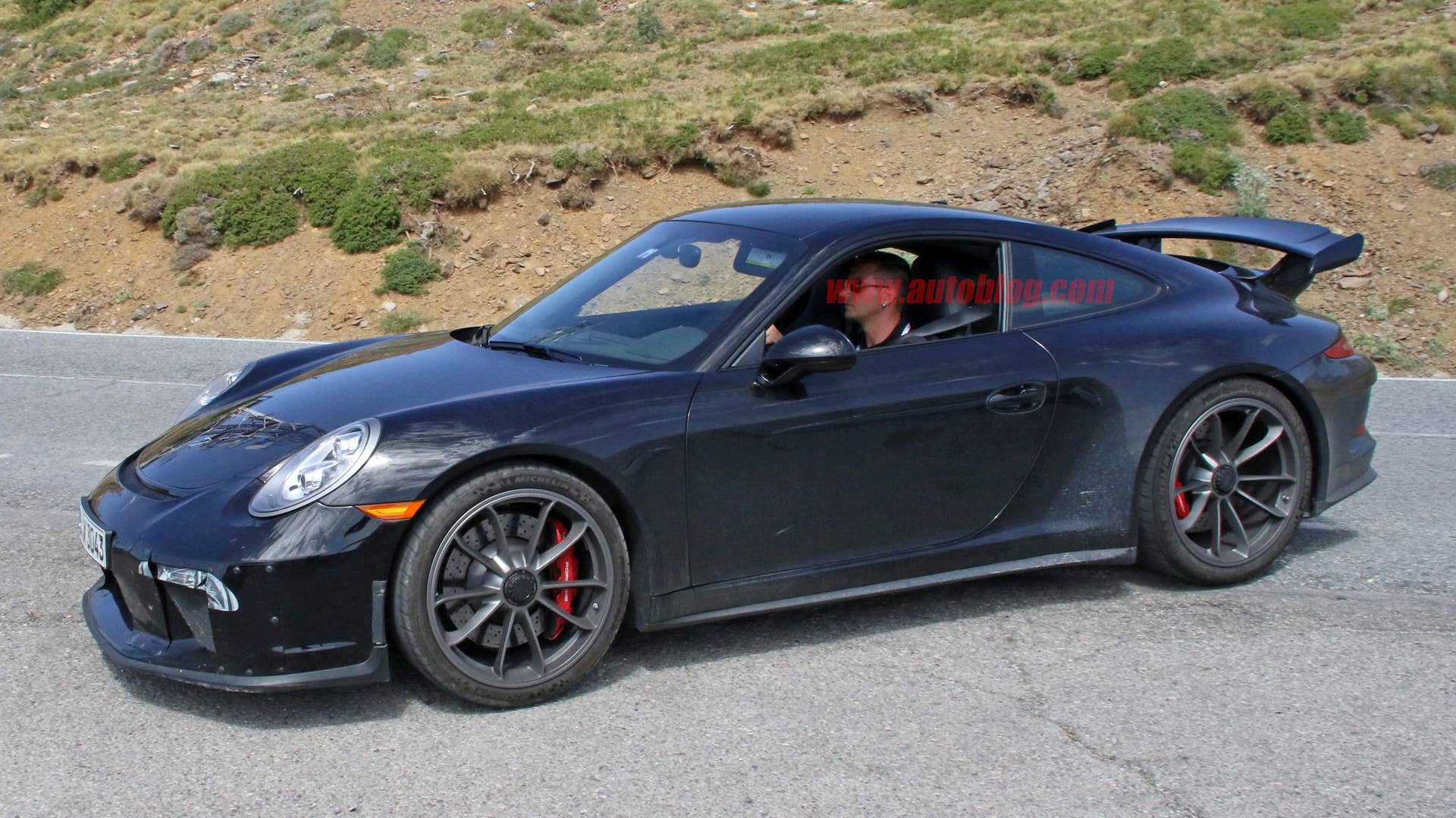 Porsche 911 GT3 Spy Photo