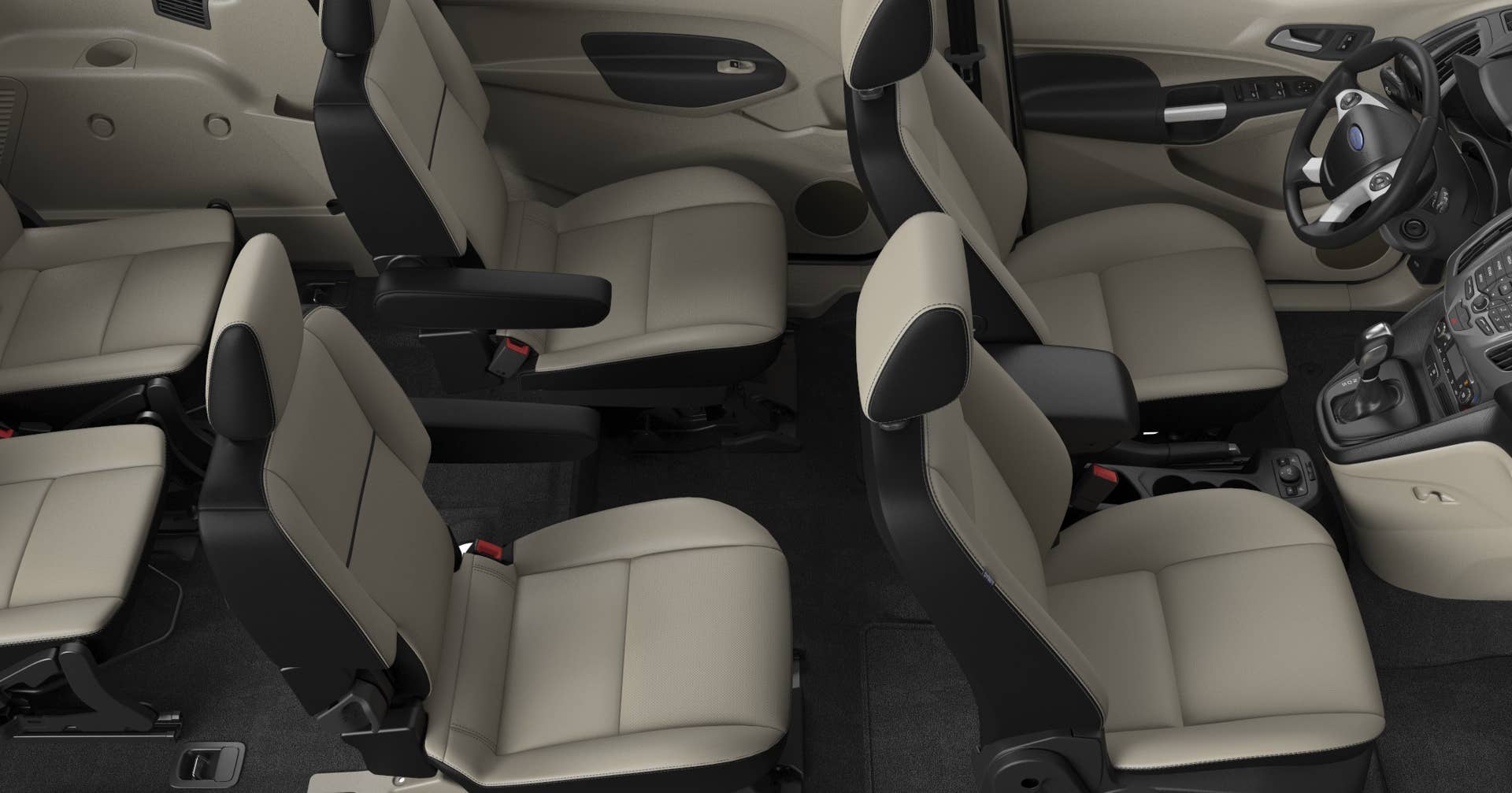 2016 Ford Transit connect second row buckets