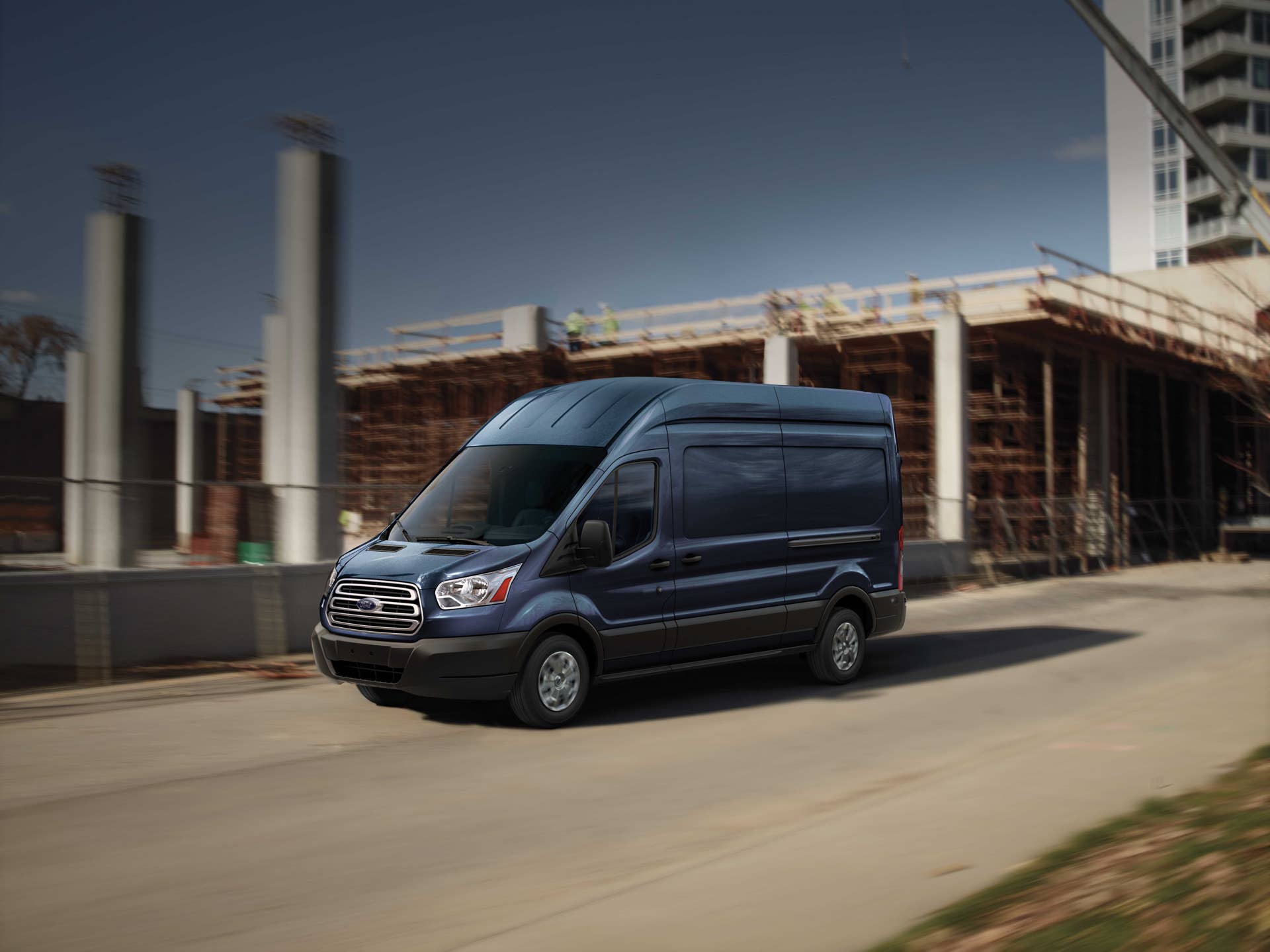With the introduction of a dual sliding door option on the 2016 Transit van, the vehicle with the most configurations in its class just got even more flexible. Dual sliding side cargo doors will be available for the first time on 2016 Ford Transit medium- and high-roof vans â meaning customers can choose from 58 vehicle configurations, up from 47 in the 2015 model year.