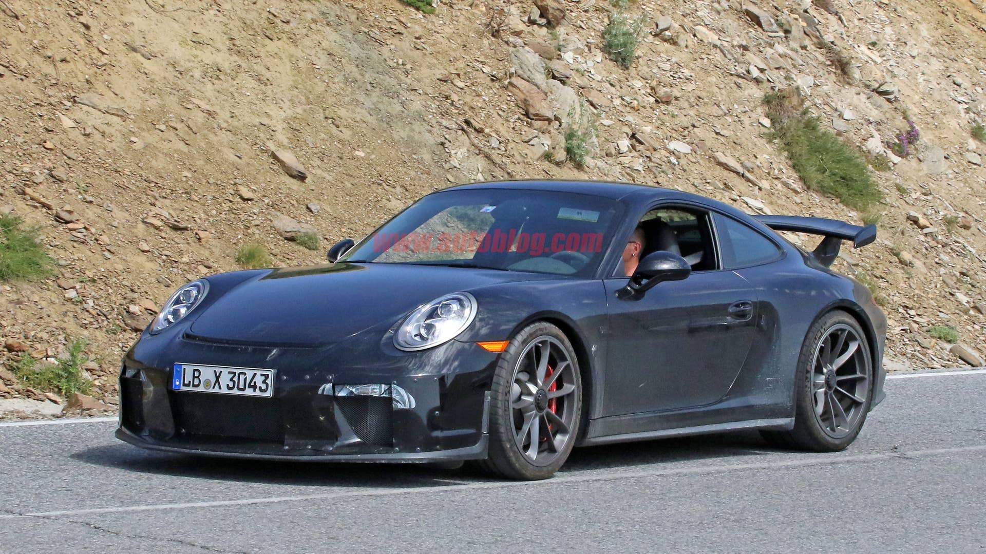 Porsche 911 GT3 Spy Photo
