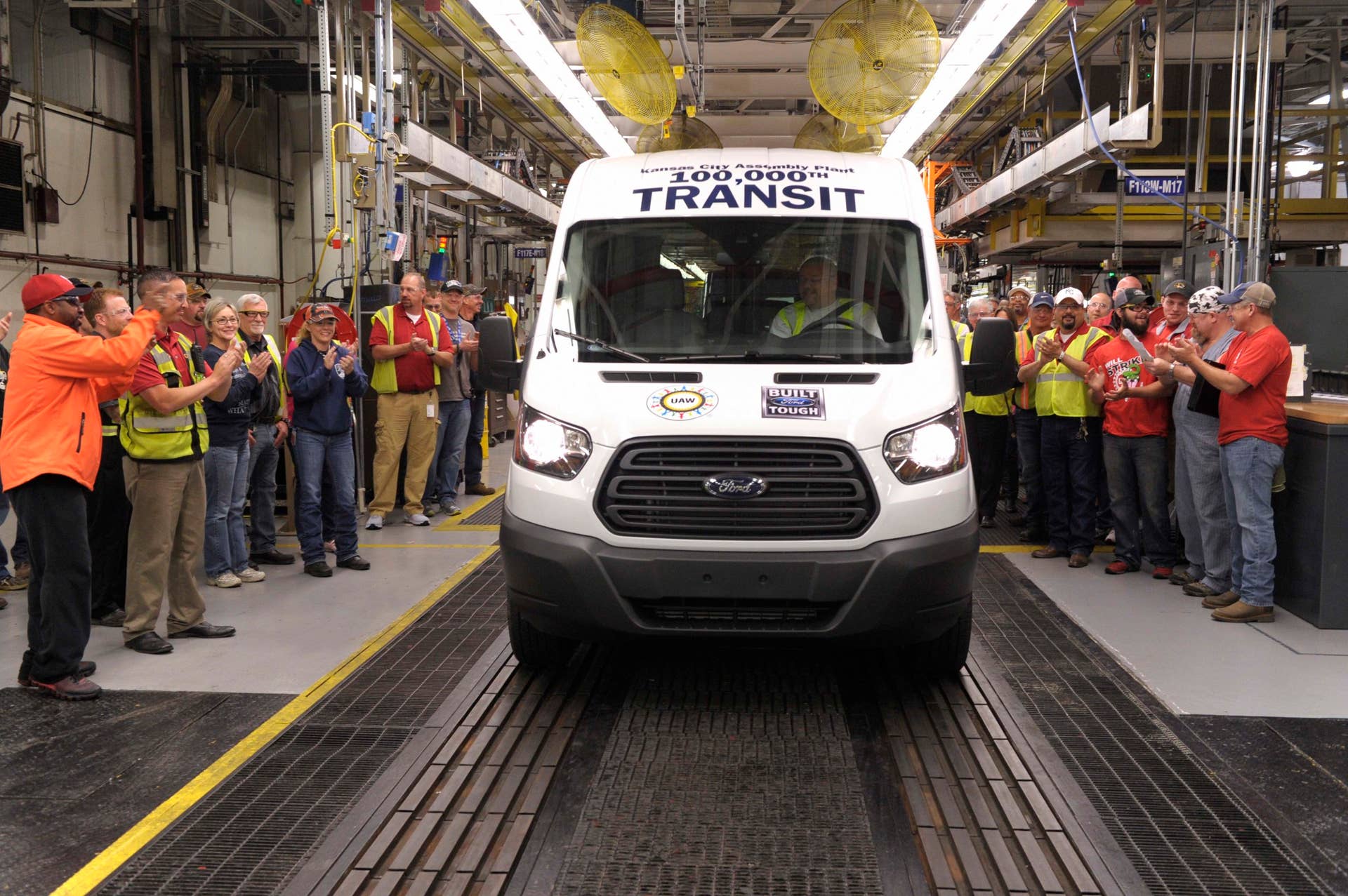 ford transit 100,000 uaw