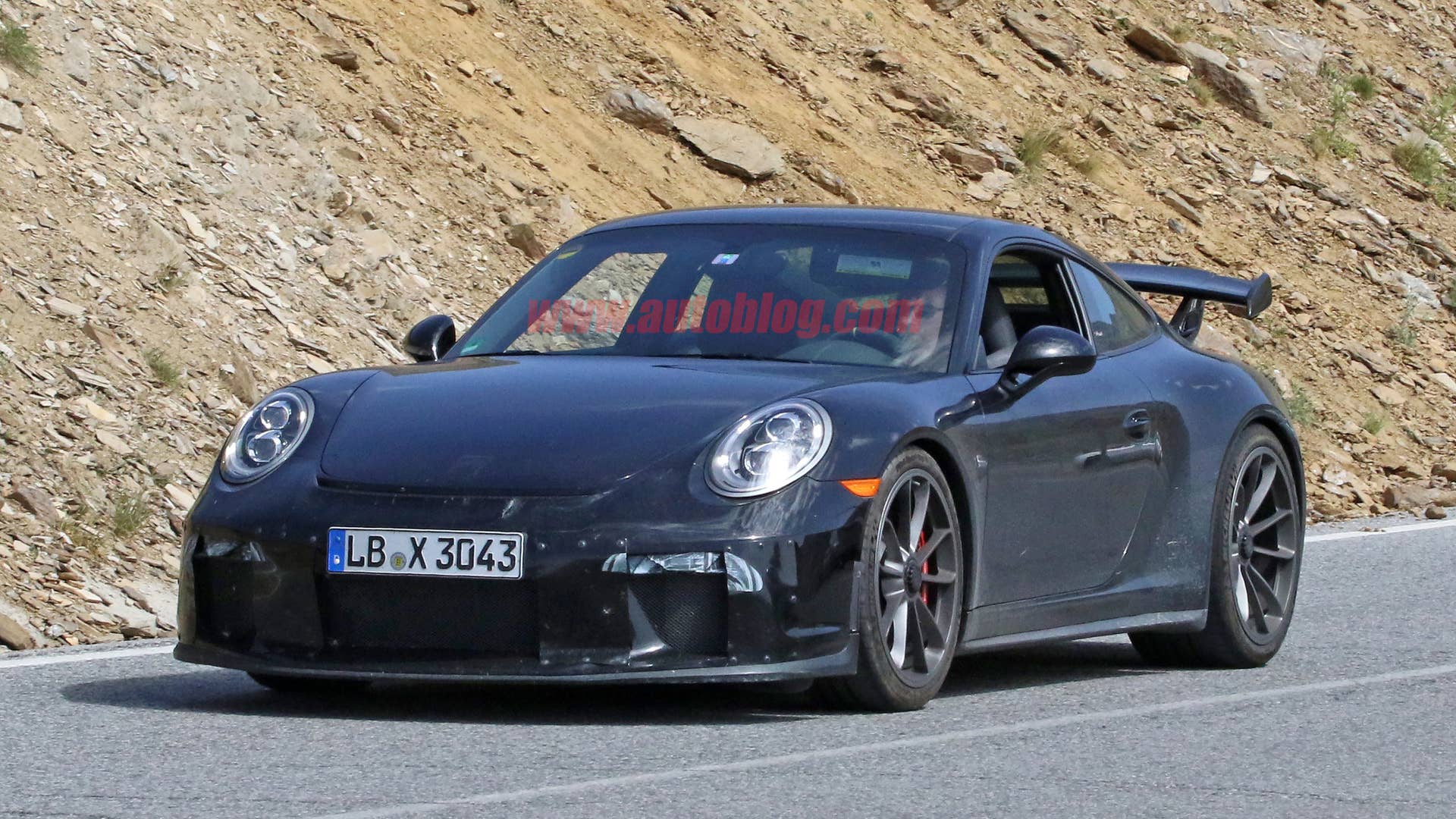Porsche 911 GT3 Spy Photo