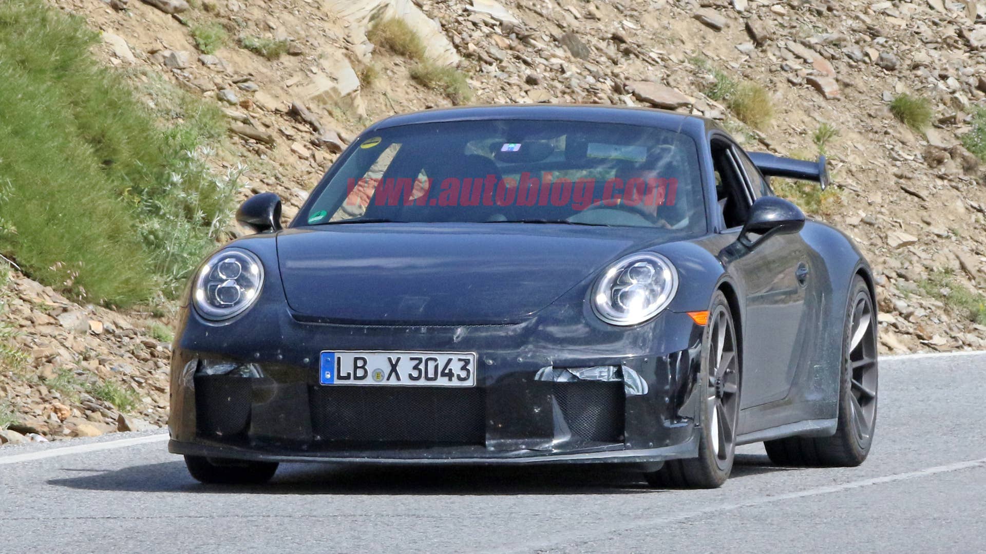 Porsche 911 GT3 Spy Photo