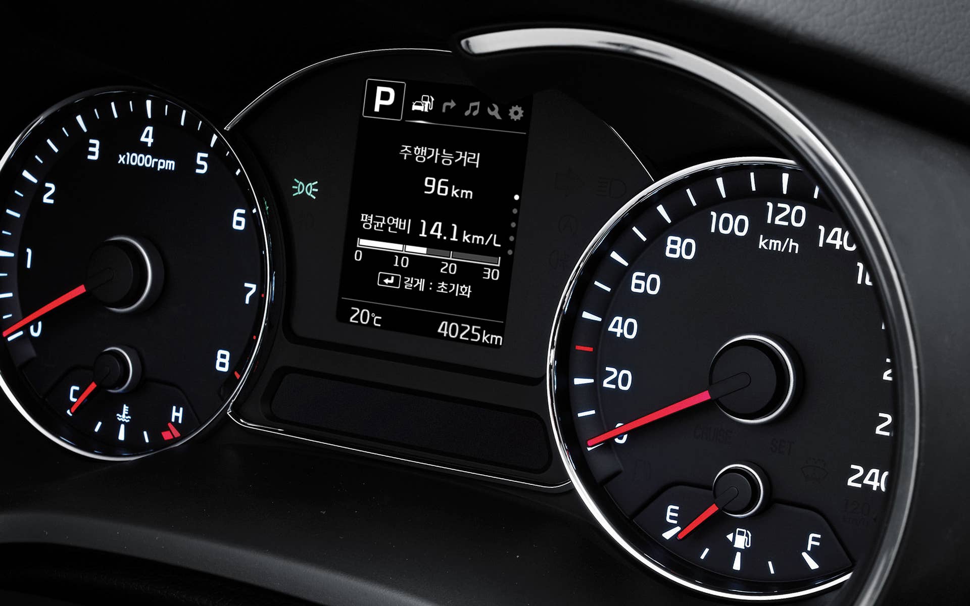 2017 Kia K3 Forte instrument cluster