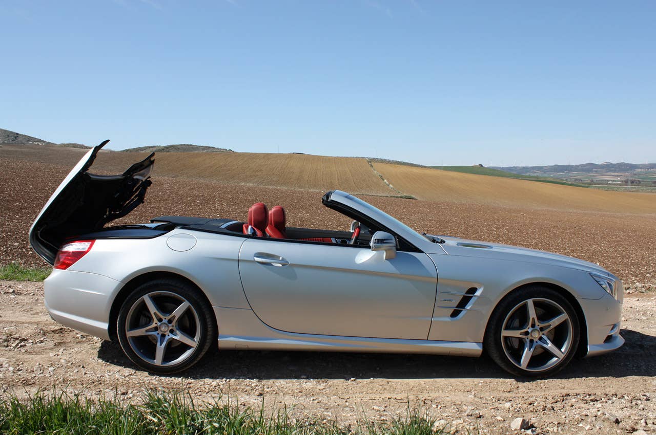 2013 Mercedes SL550 side view