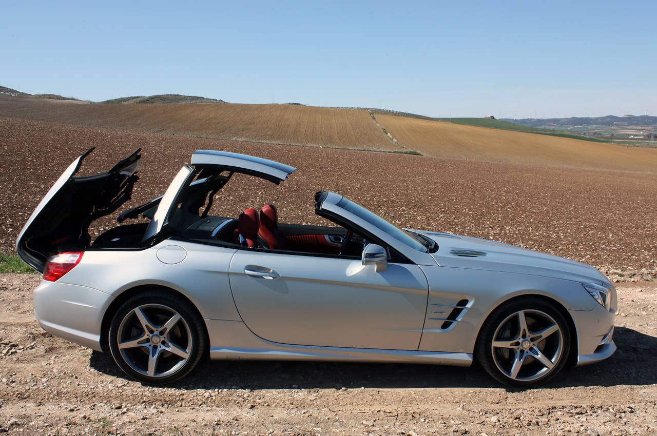 2013 Mercedes SL550 side view