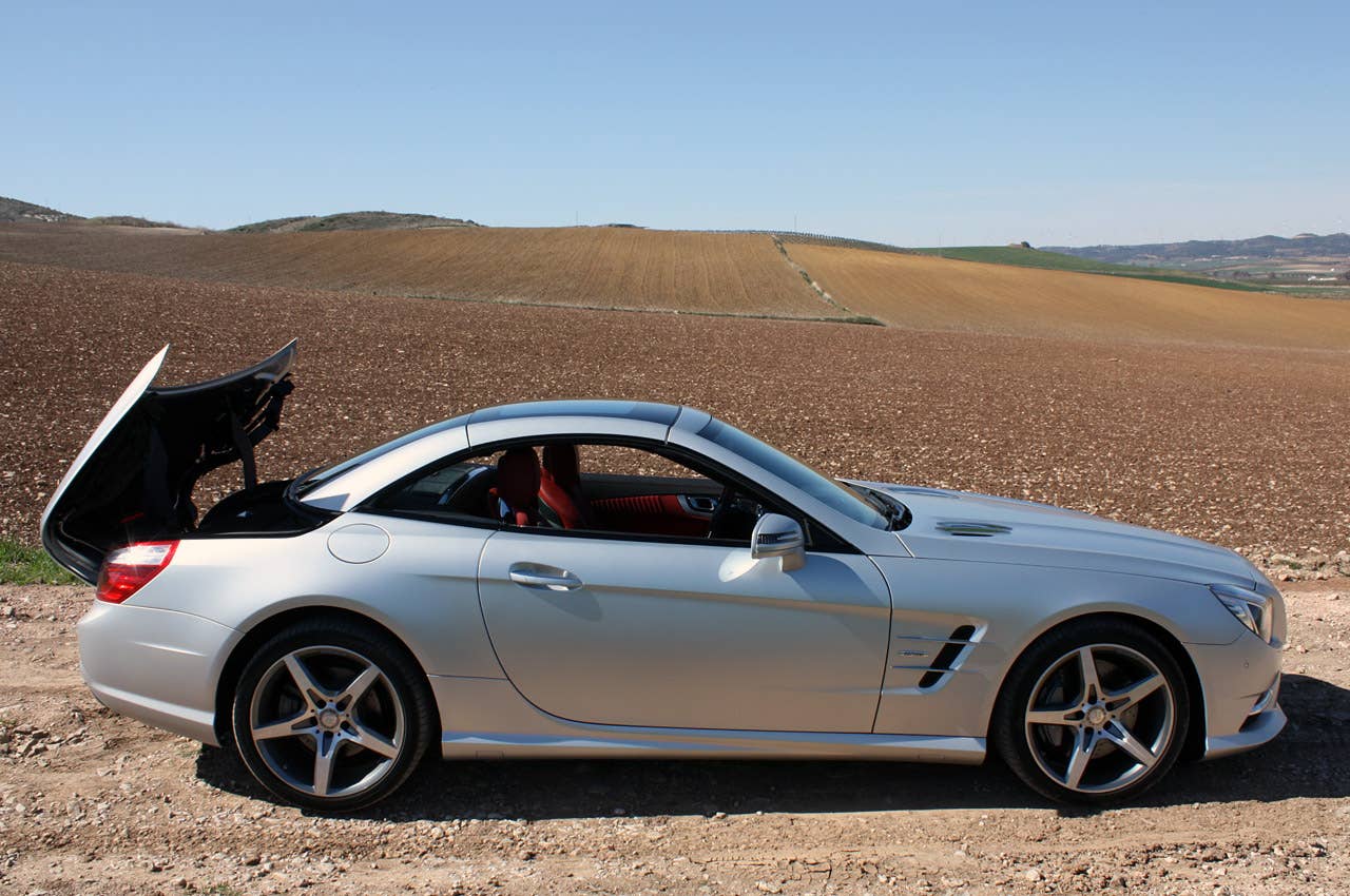 2013 Mercedes SL550 side view