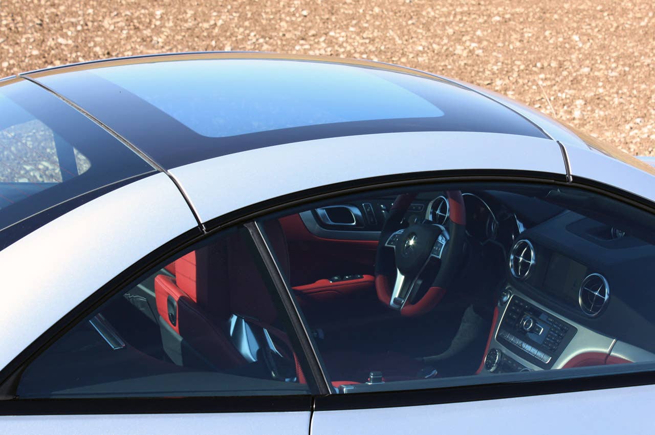 2013 Mercedes SL550 roof