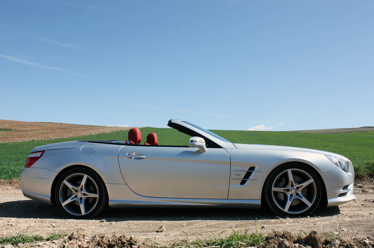 2013 Mercedes SL550 side view
