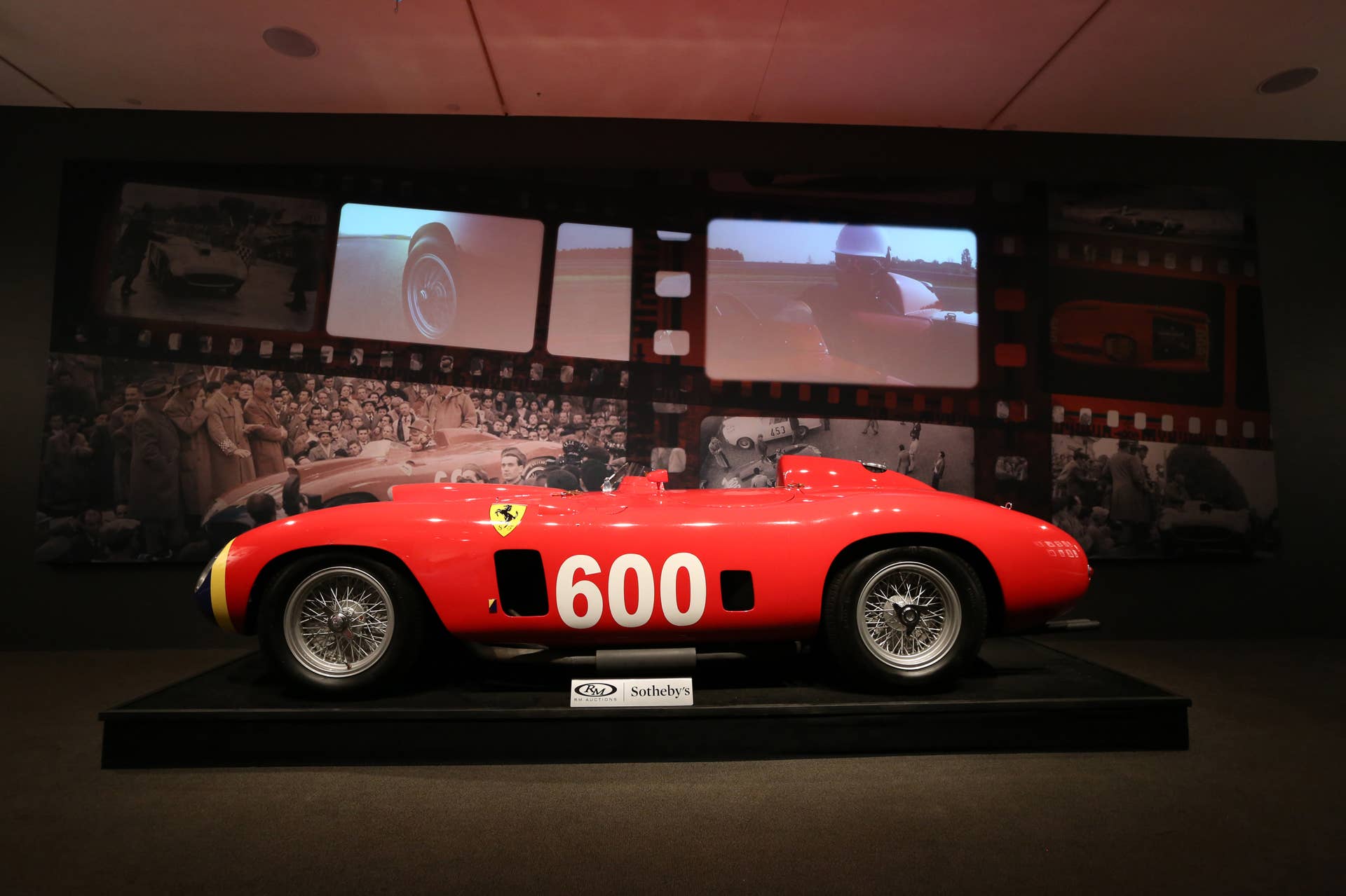 1956 Ferrari 290 MM profile