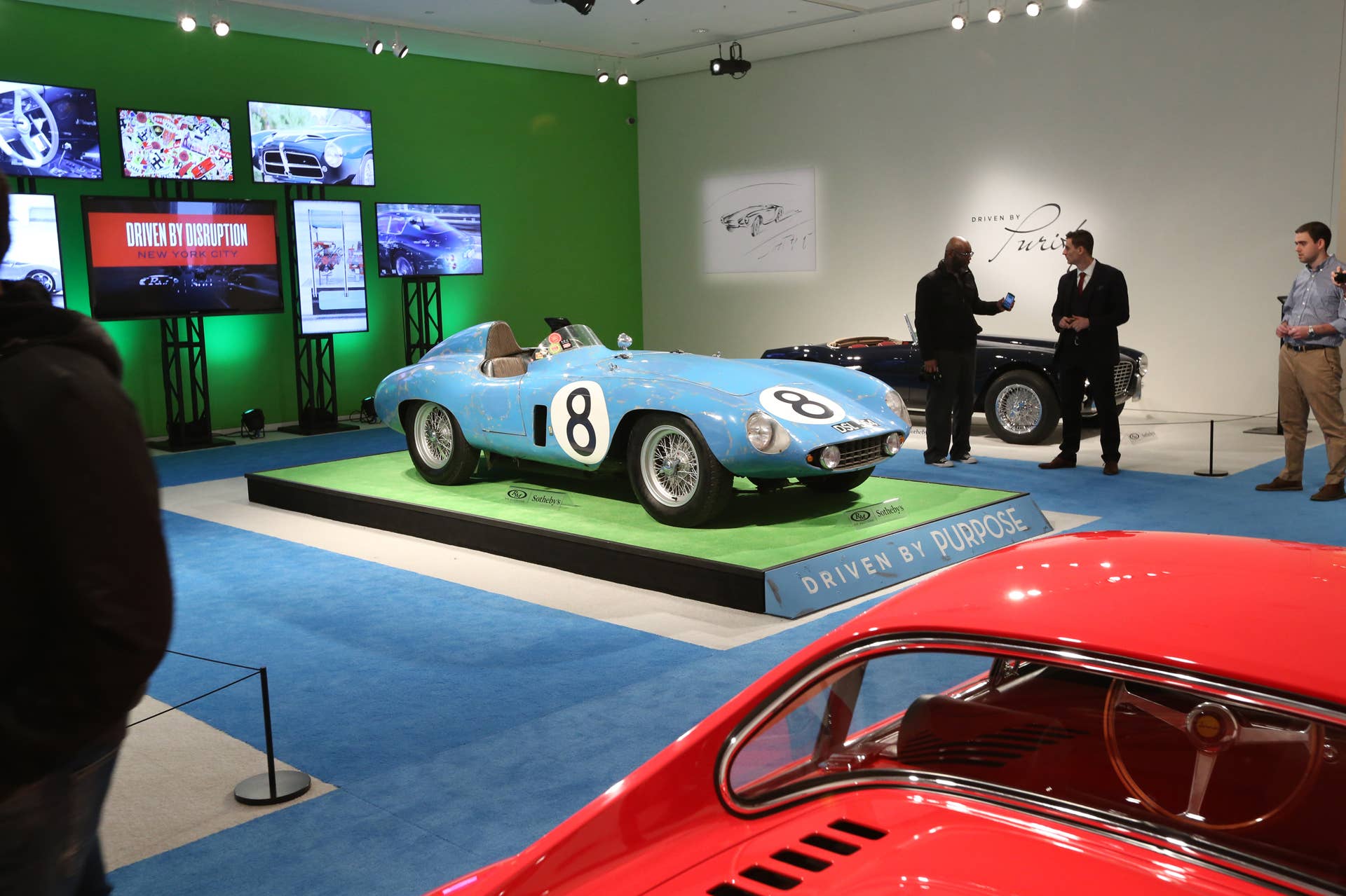 1955 Ferrari 500 Mondial front 3/4