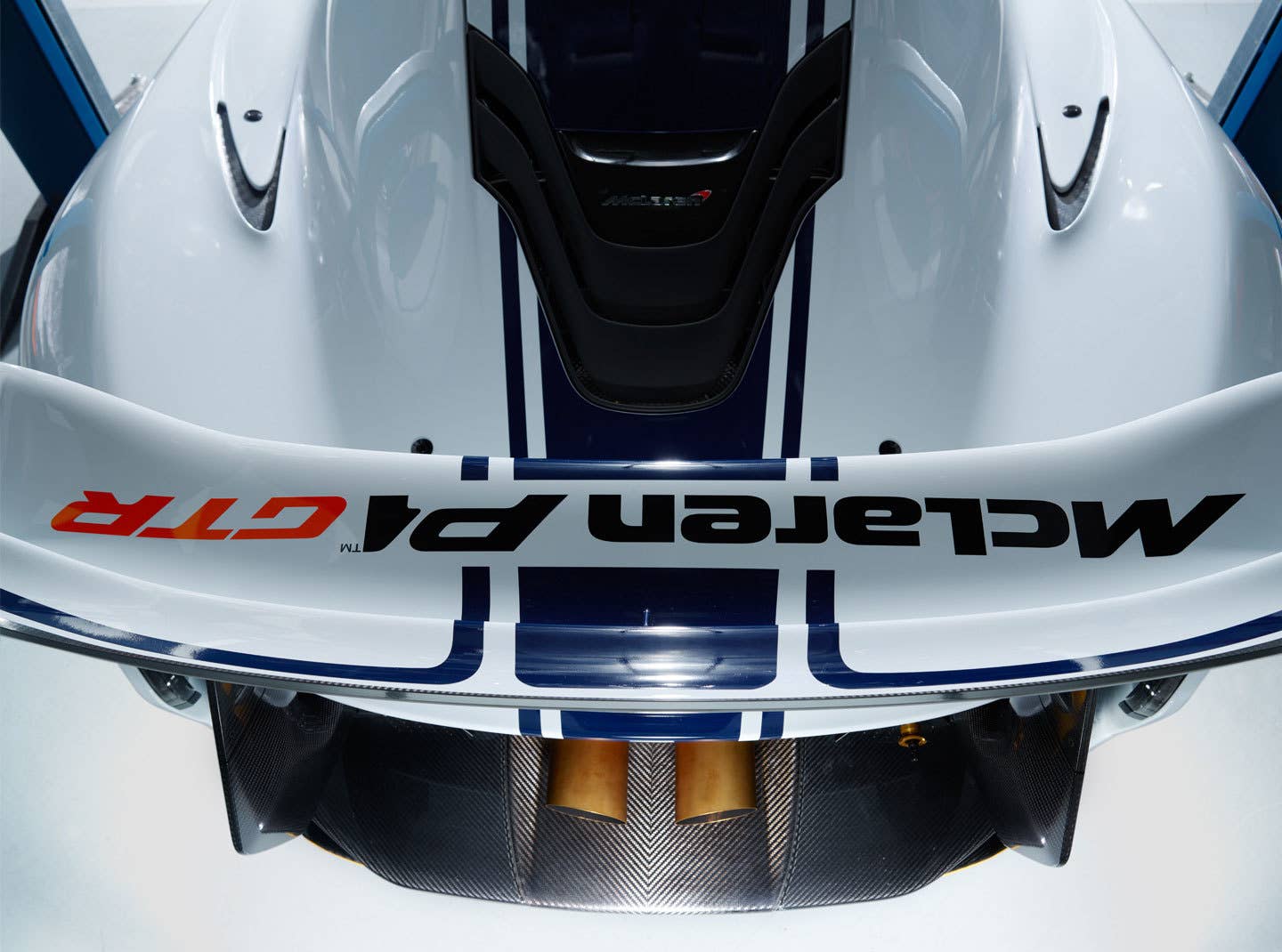 McLaren P1 GTR rear wing