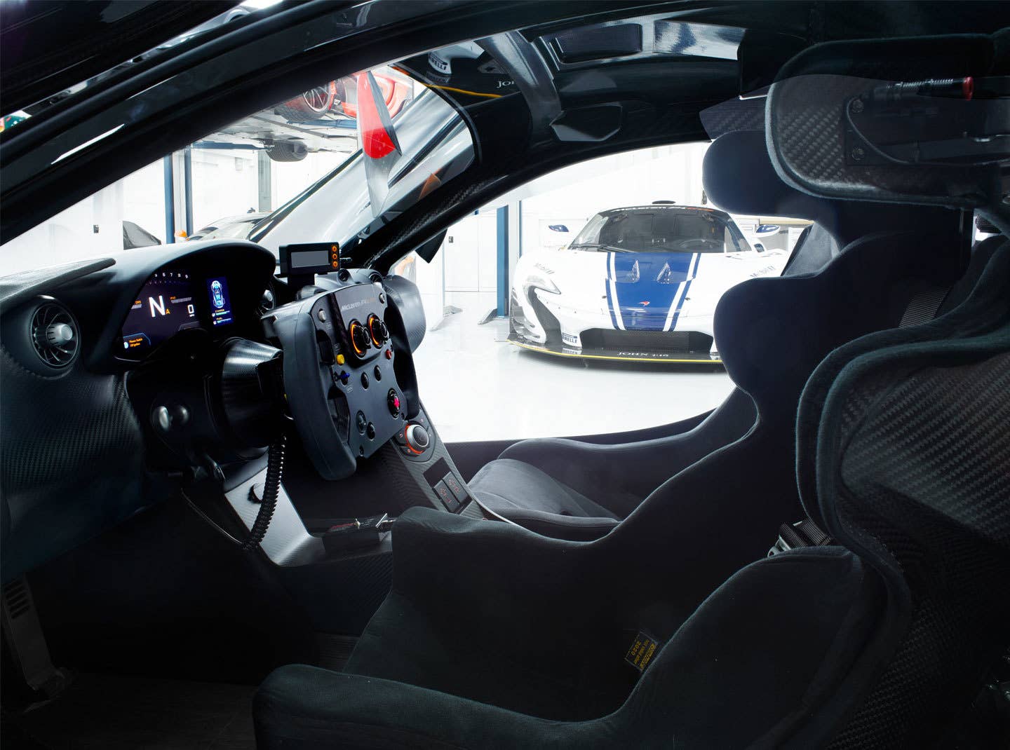 McLaren P1 GTR interior