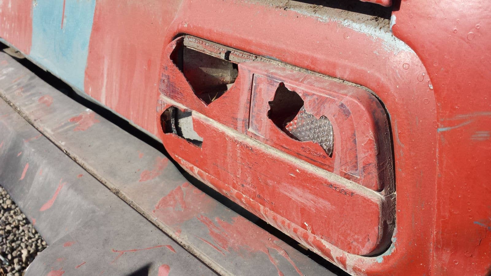 1980 Triumph TR7 in California self-service wrecking yard