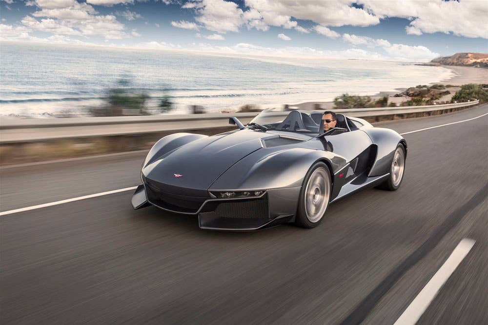 gray rezvani motors beast on the coast