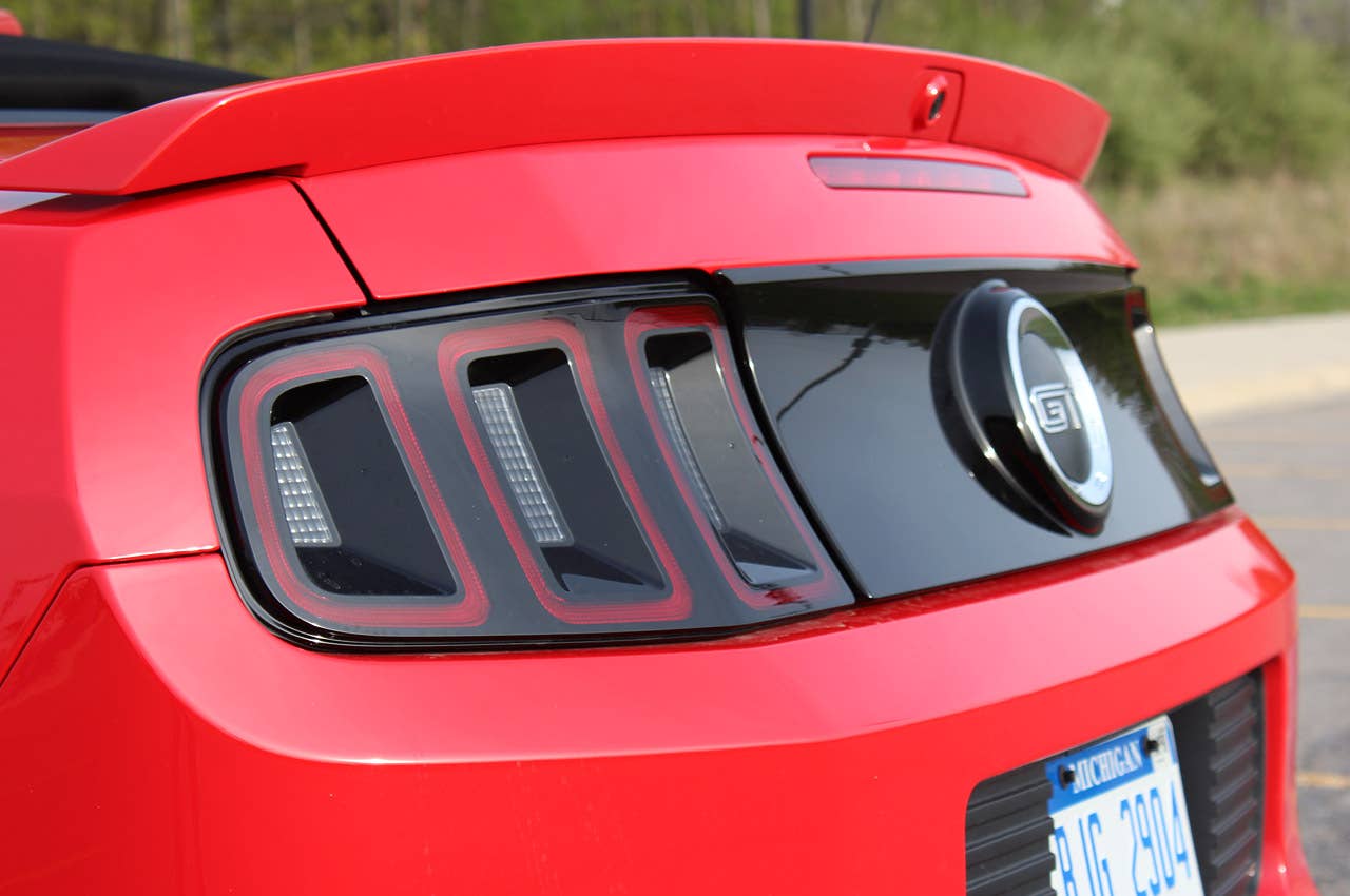 2013 Ford Mustang GT Convertible rear detail
