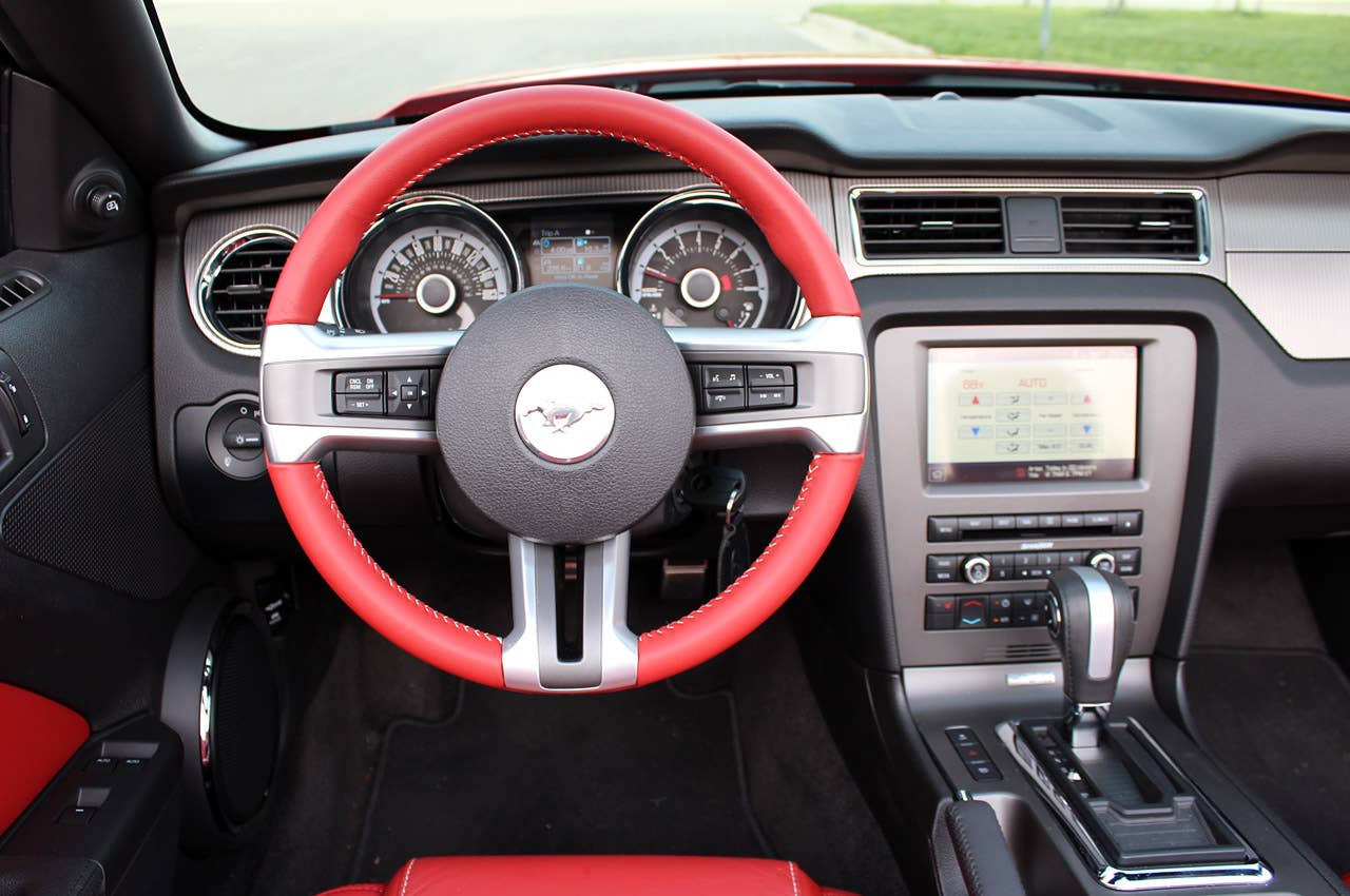 2013 Ford Mustang GT Convertible interior