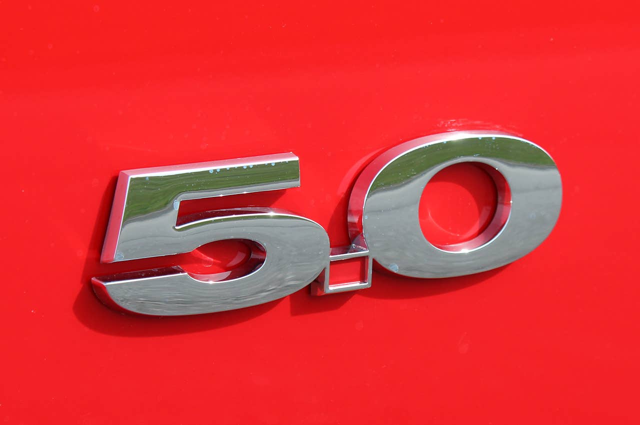 2013 Ford Mustang GT Convertible badge