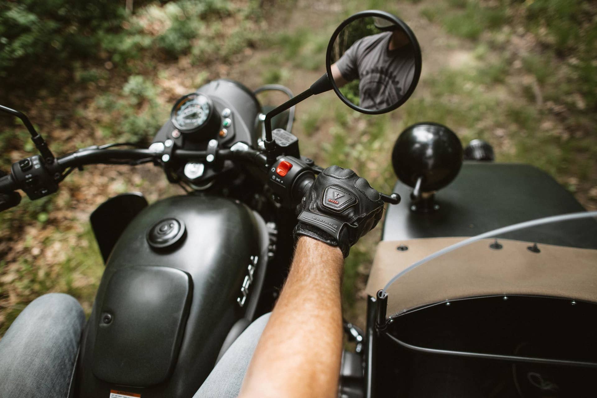 green ural motorcycles sportsman gauges