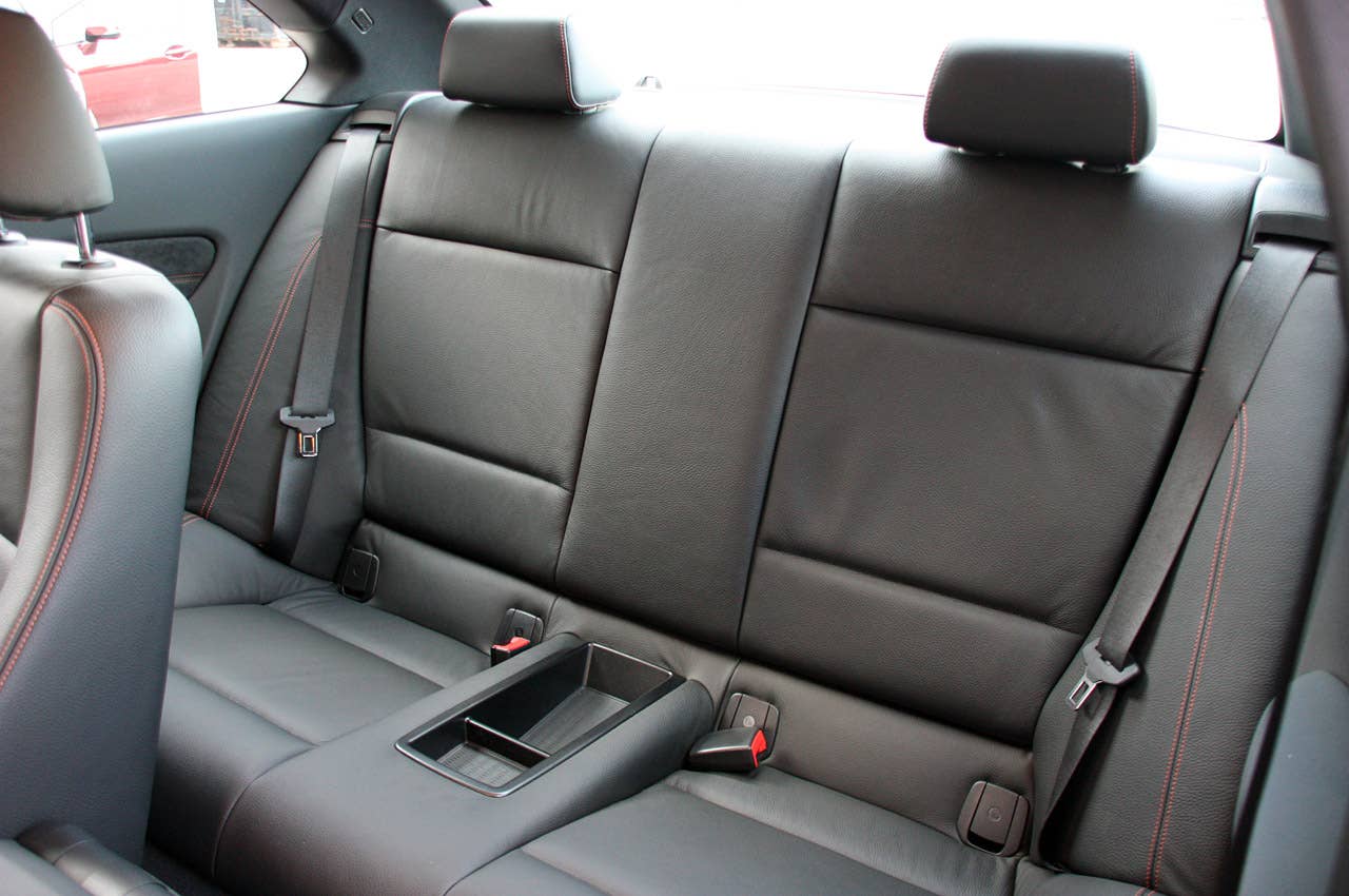 2011 BMW 1 Series M Coupe rear seats