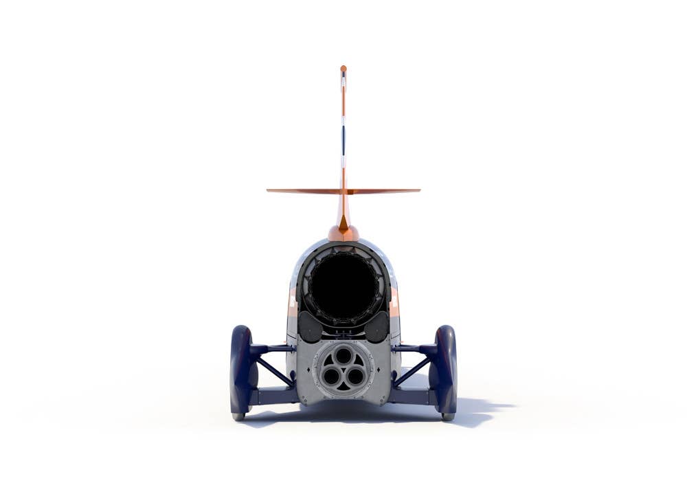 Bloodhound SSC rendering rear