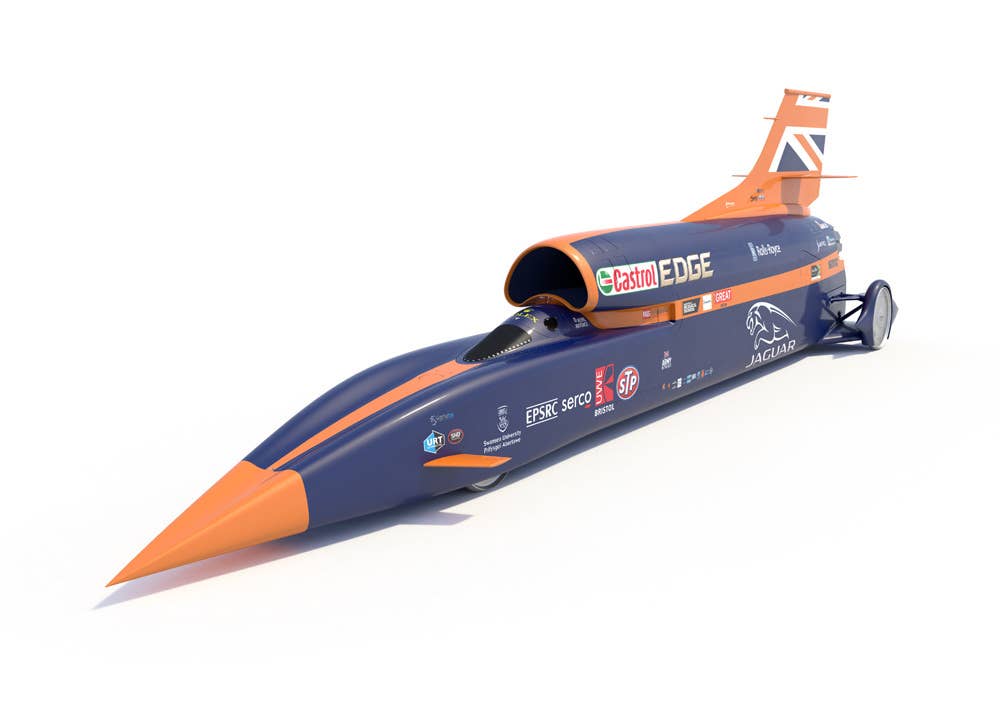Bloodhound SSC rendering front three quarter