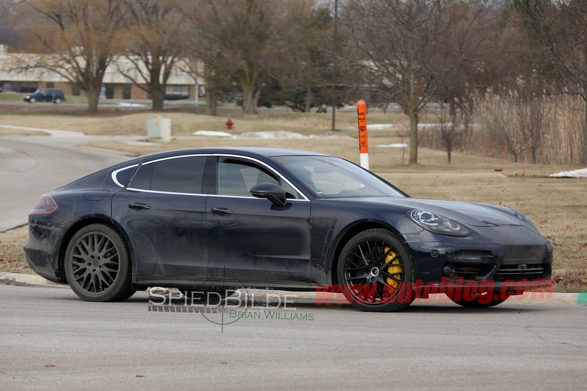 panamera porsche sedan profile spied carbon ceramic