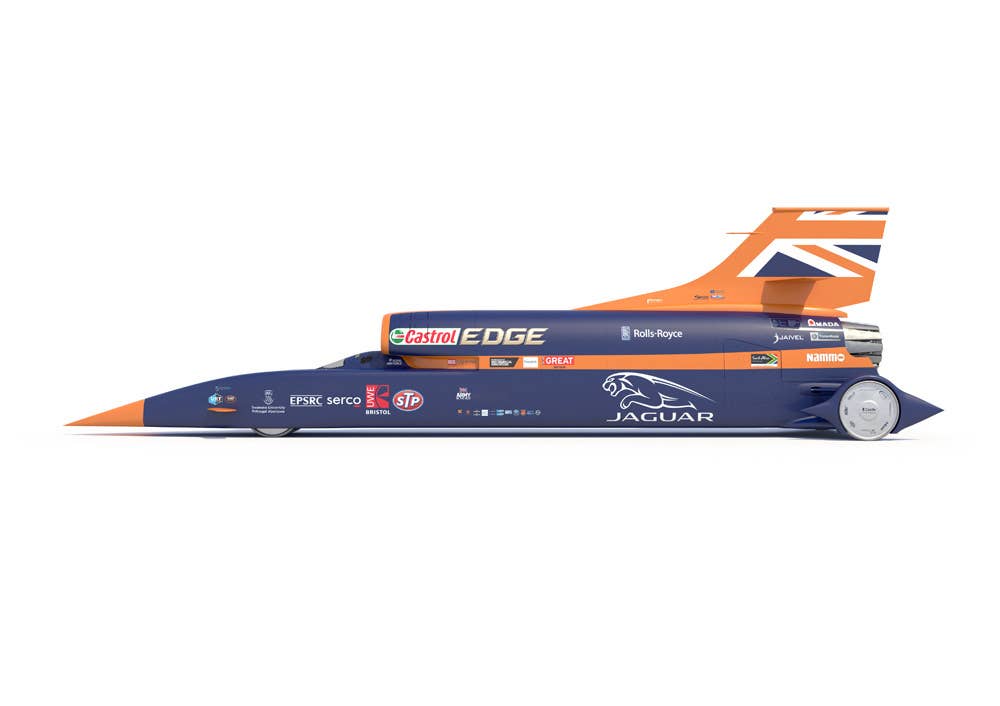 Bloodhound SSC rendering left side