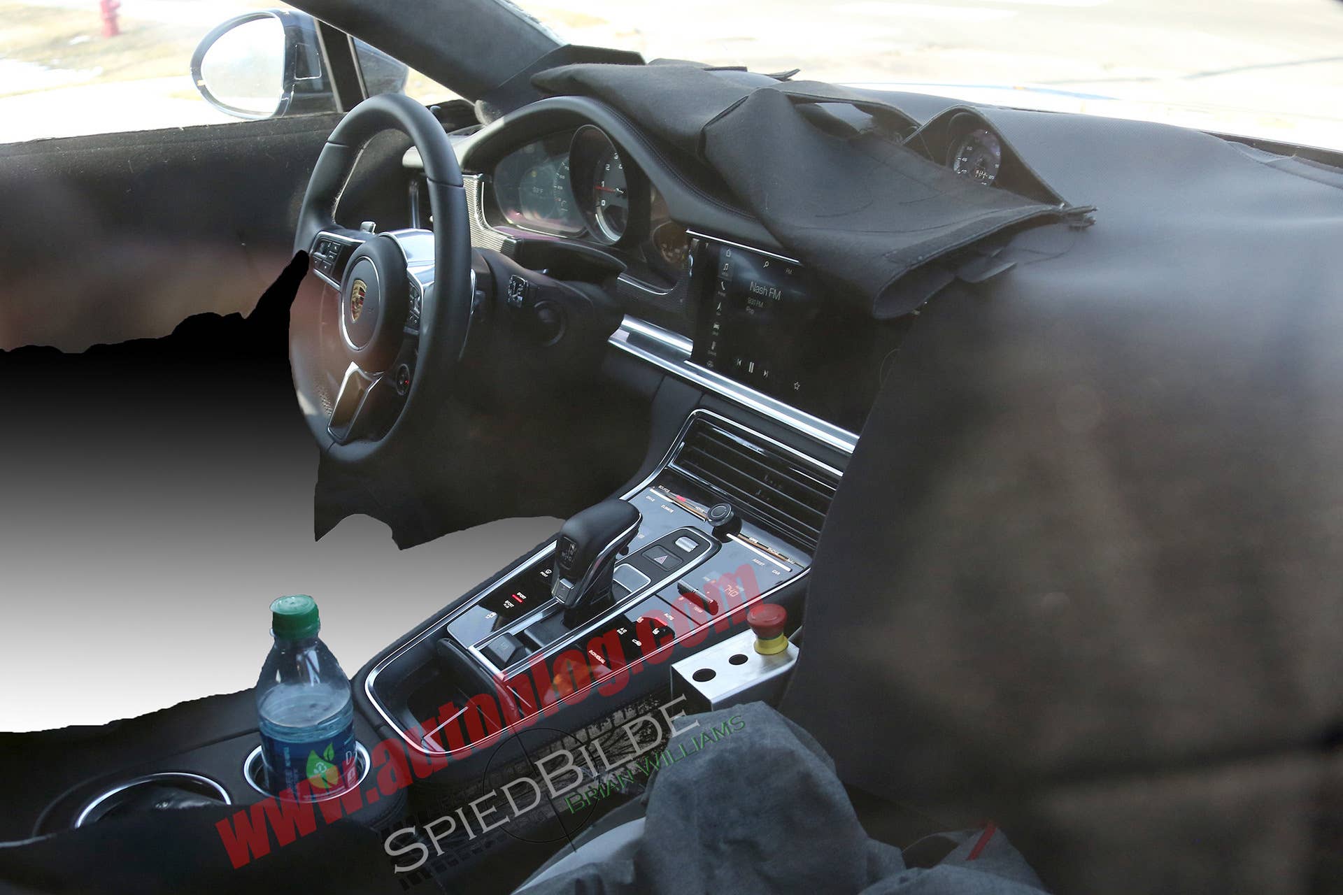 spied interior dash cabin porsche panamera dasani