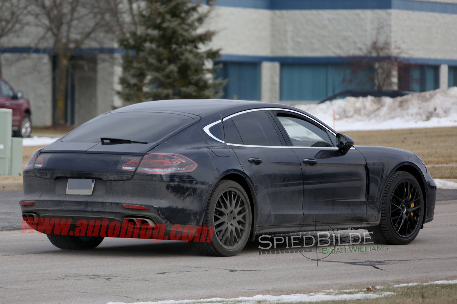 panamera porsche rear sedan camo tailights