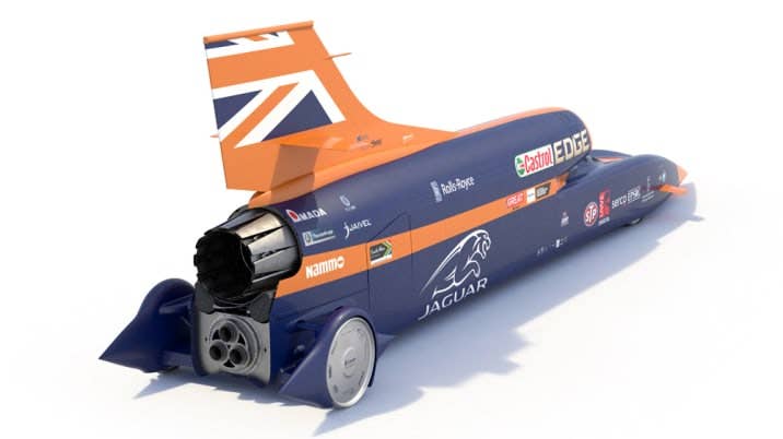 Bloodhound SSC rear view