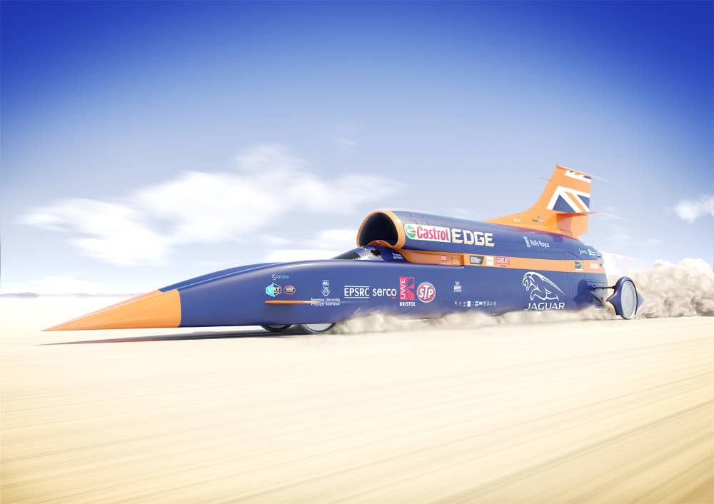 Bloodhound SSC rendering moving