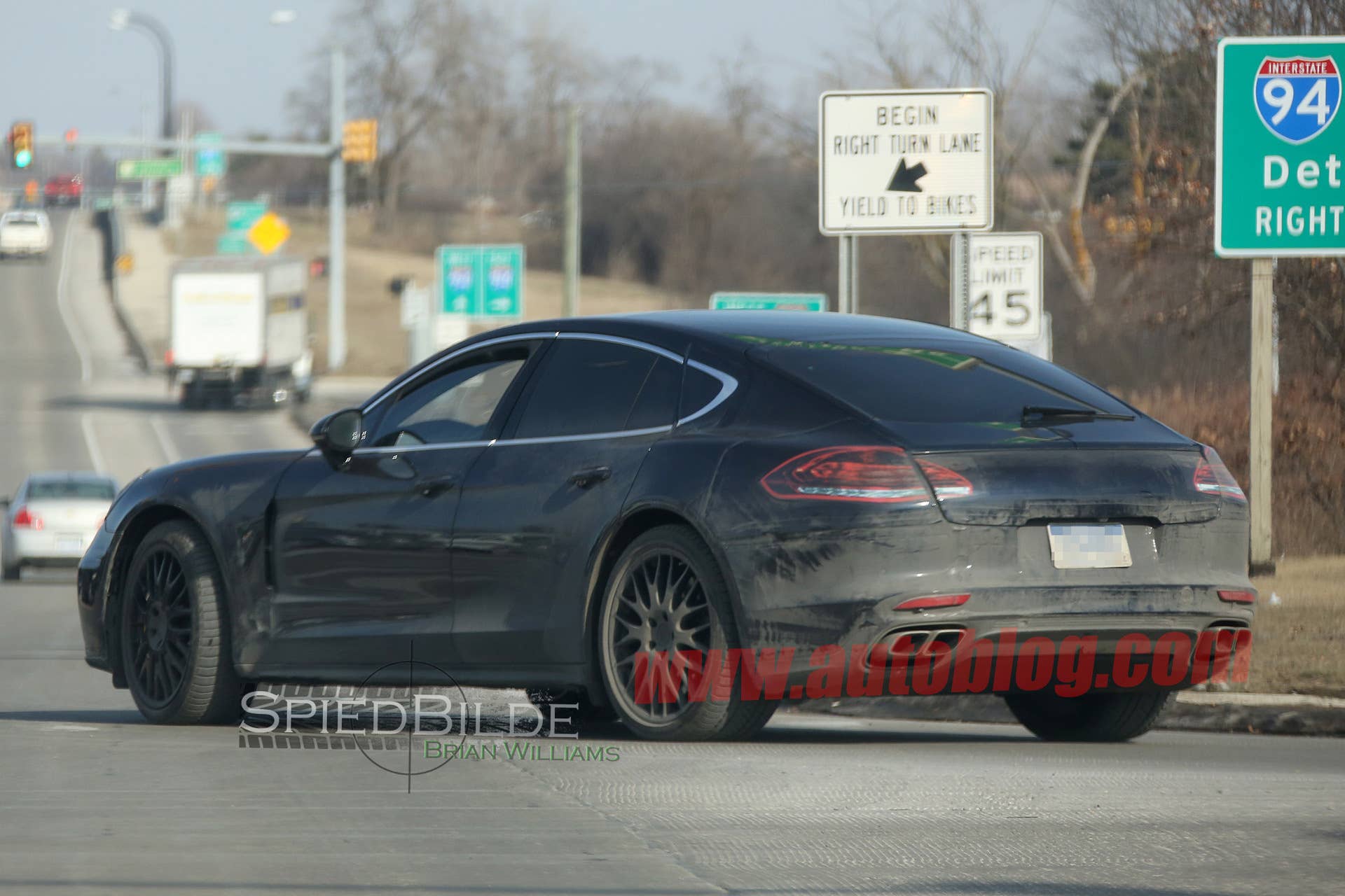 porsche rear taillights exhaust panamera