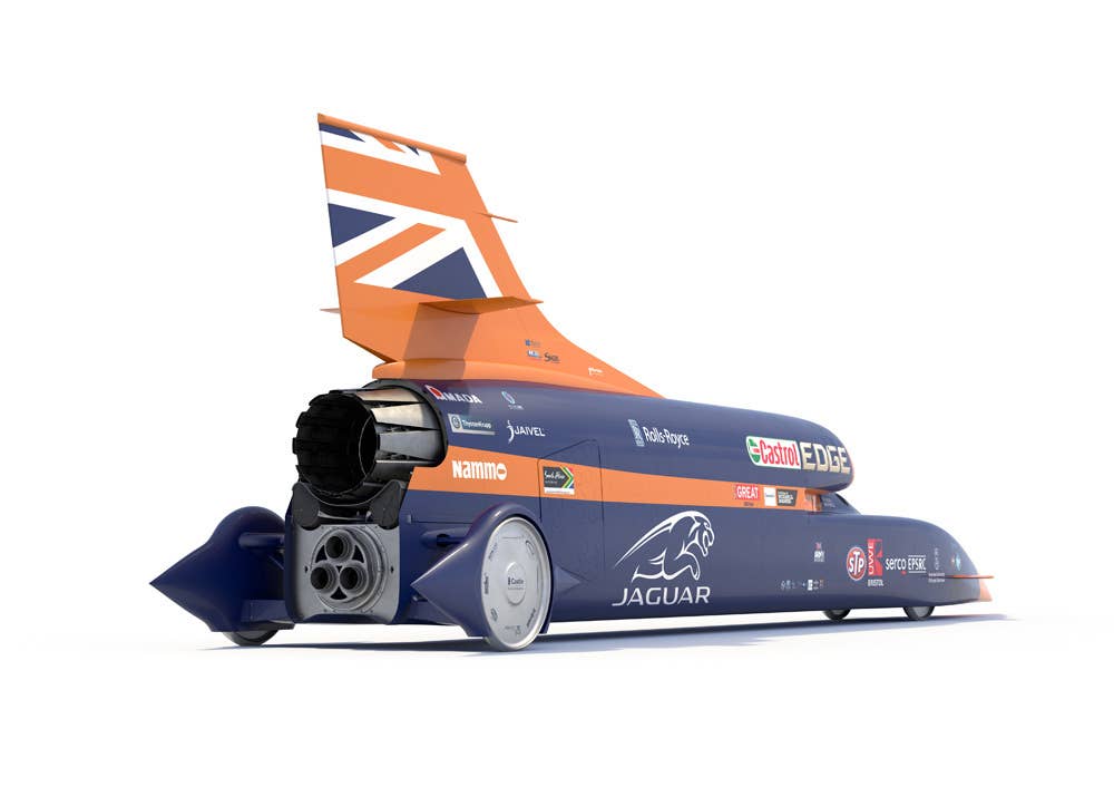 Bloodhound SSC rendering rear right angle