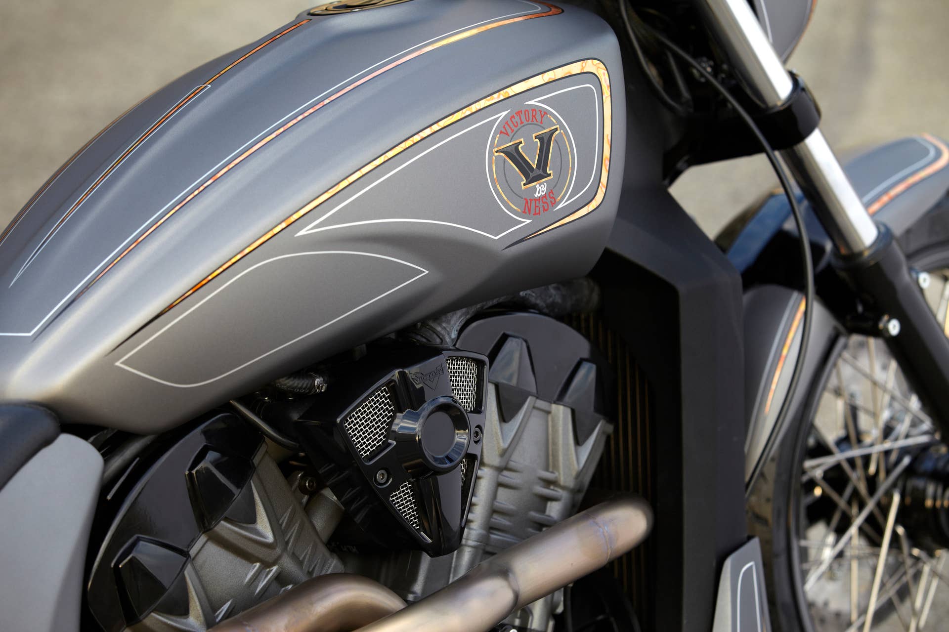 Victory Combustion engine detail